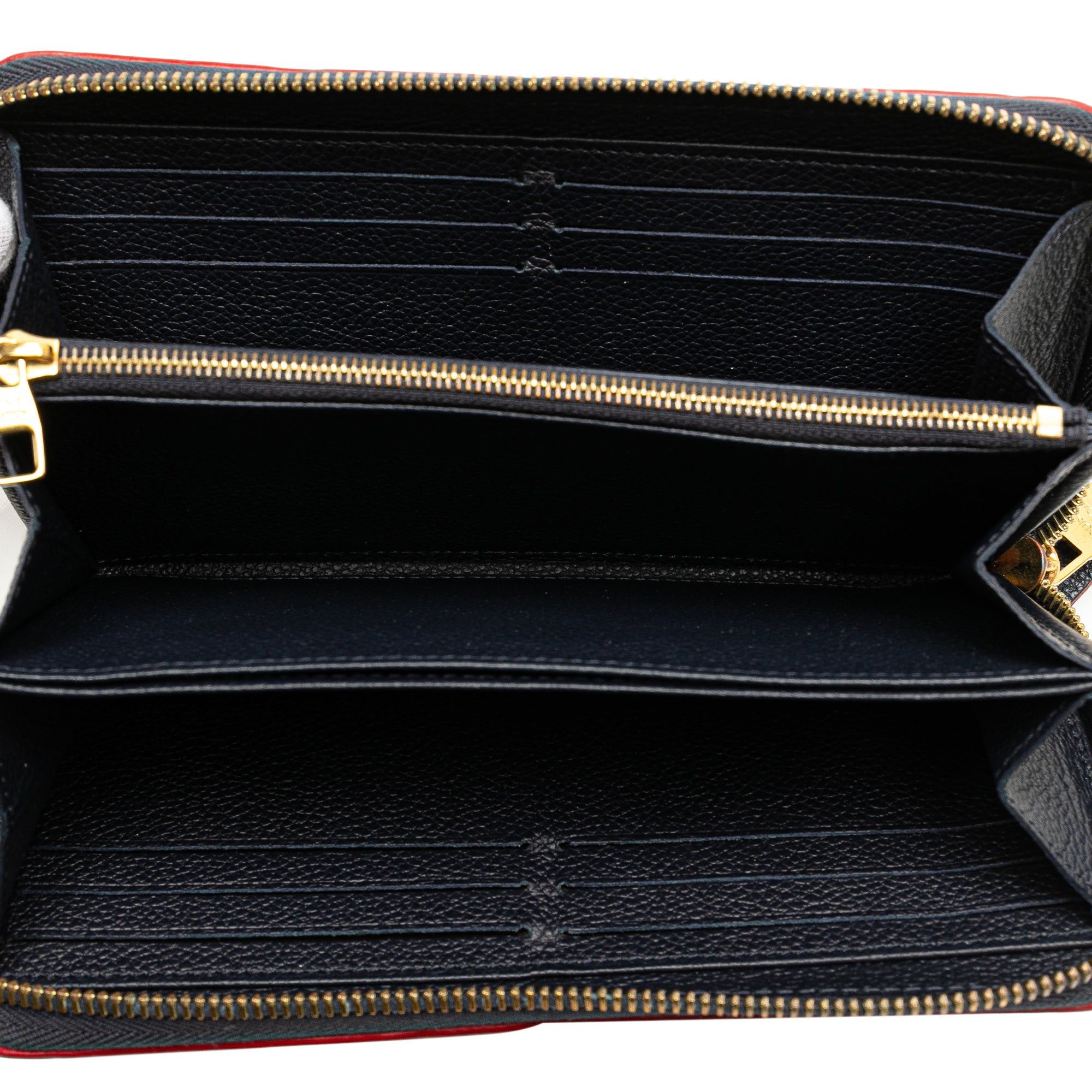 Louis Vuitton Louis Vuitton Monogram Empreinte Zippy Long Wallet Blue Size ONE SIZE - 5 Thumbnail