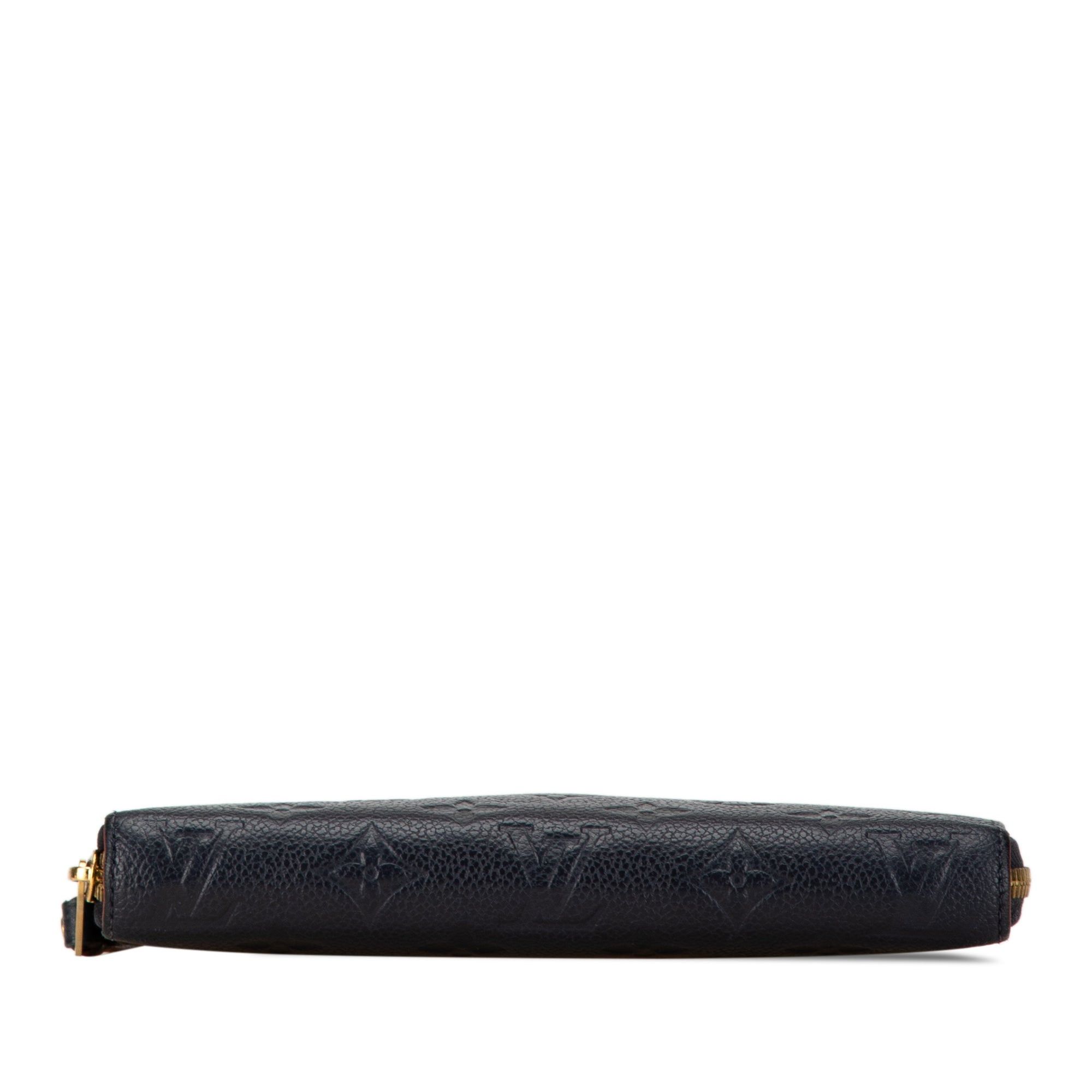 Louis Vuitton Louis Vuitton Monogram Empreinte Zippy Long Wallet Blue Size ONE SIZE - 3 Thumbnail
