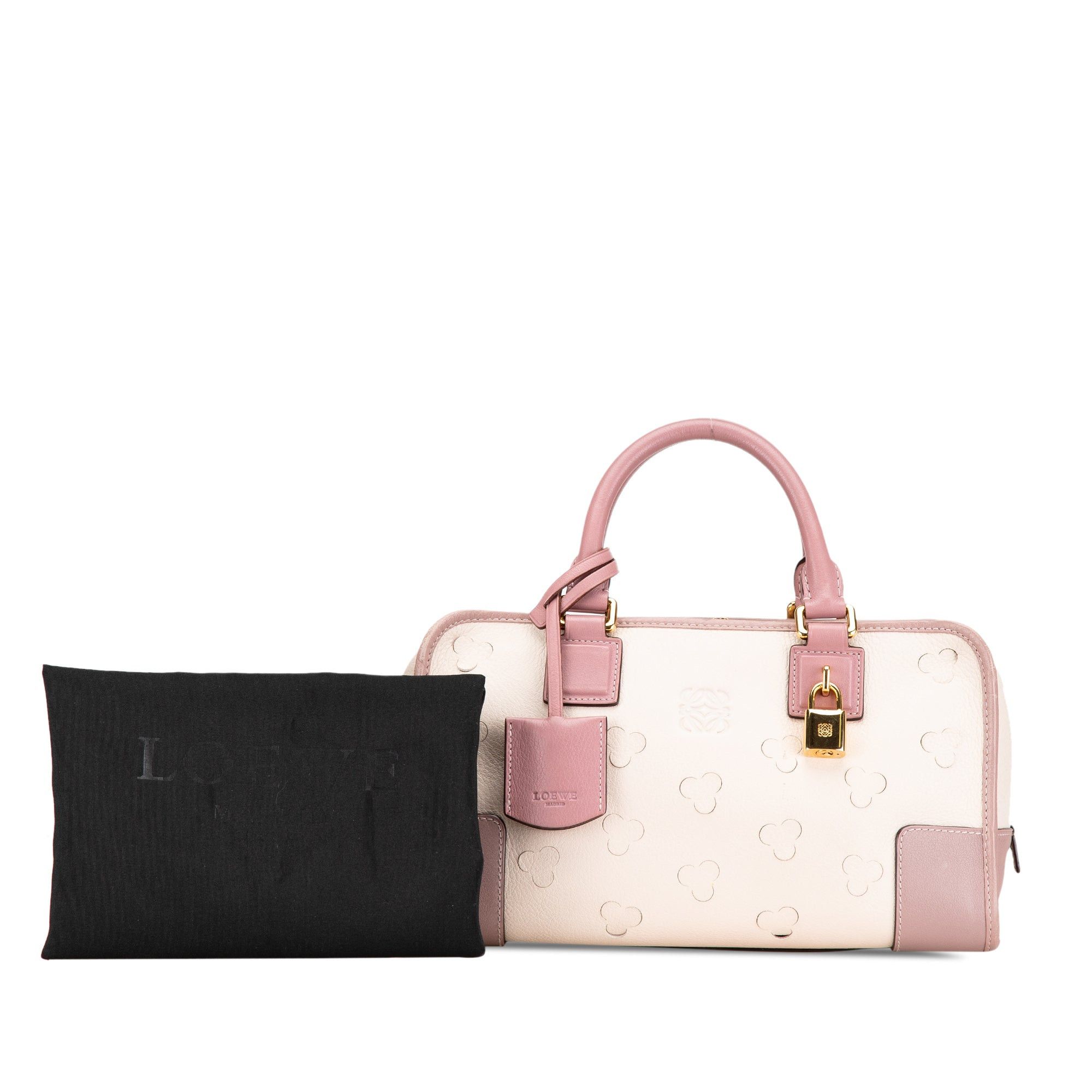 Loewe LOEWE Leather Amazona Cherry Blossom 28 White Size ONE SIZE - 11 Thumbnail
