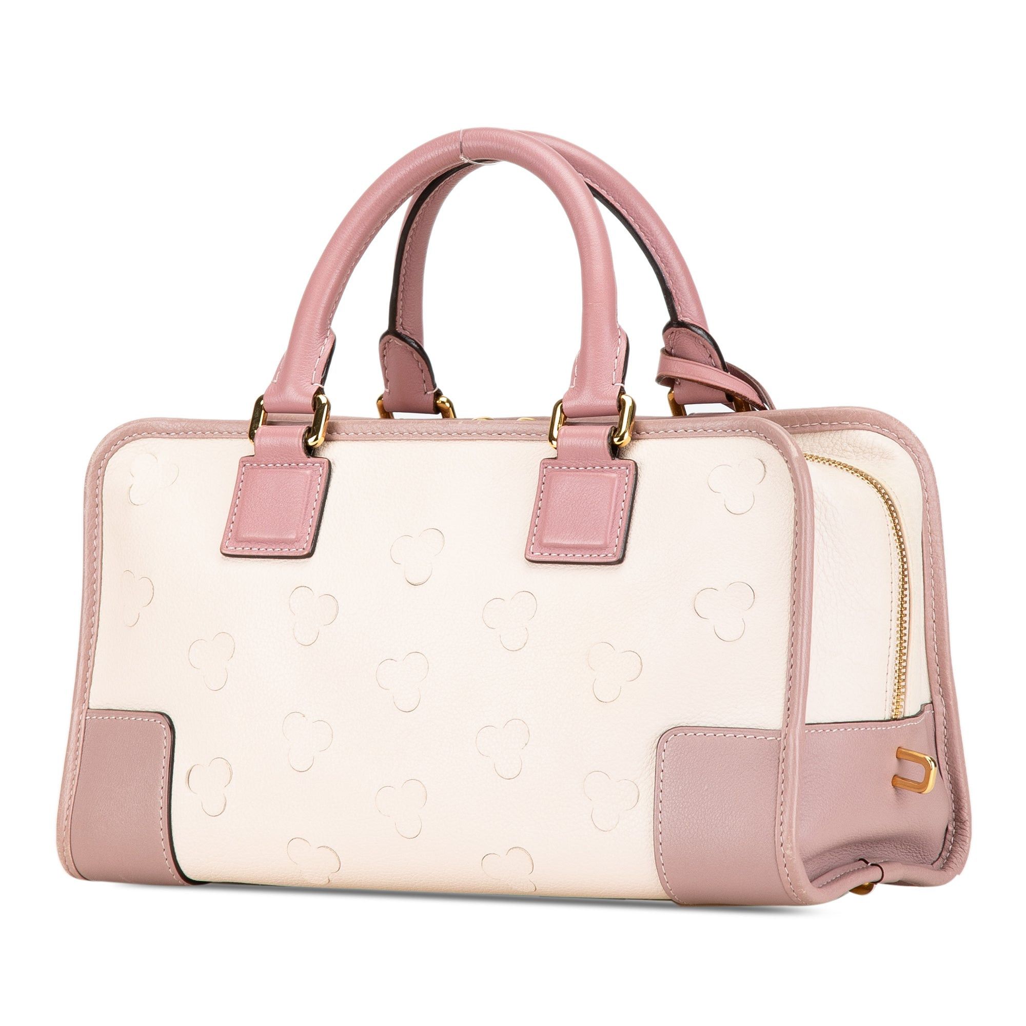 Loewe LOEWE Leather Amazona Cherry Blossom 28 White Size ONE SIZE - 2 Thumbnail