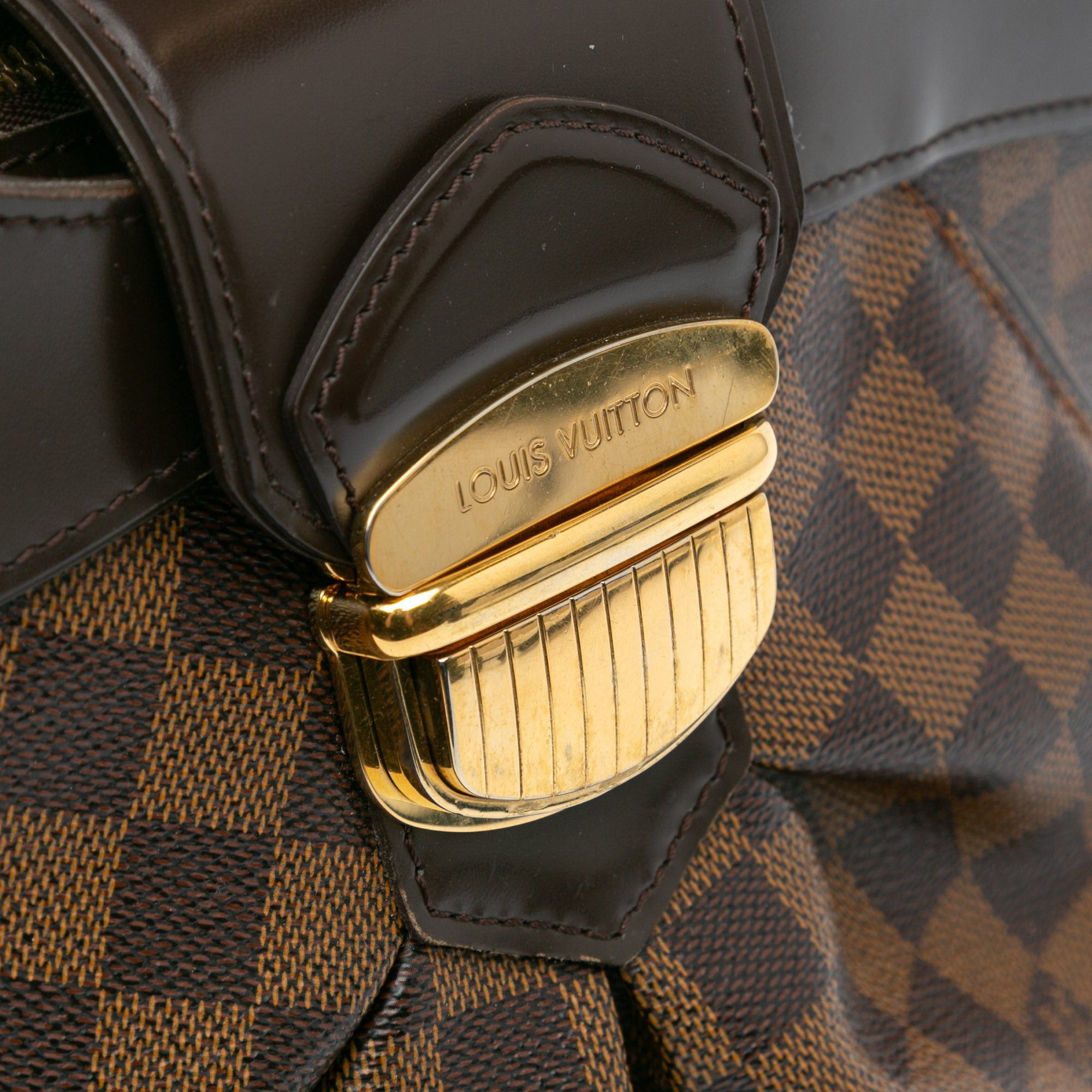 Louis Vuitton Louis Vuitton Damier Ebene Sistina MM Brown Size ONE SIZE - 5 Thumbnail