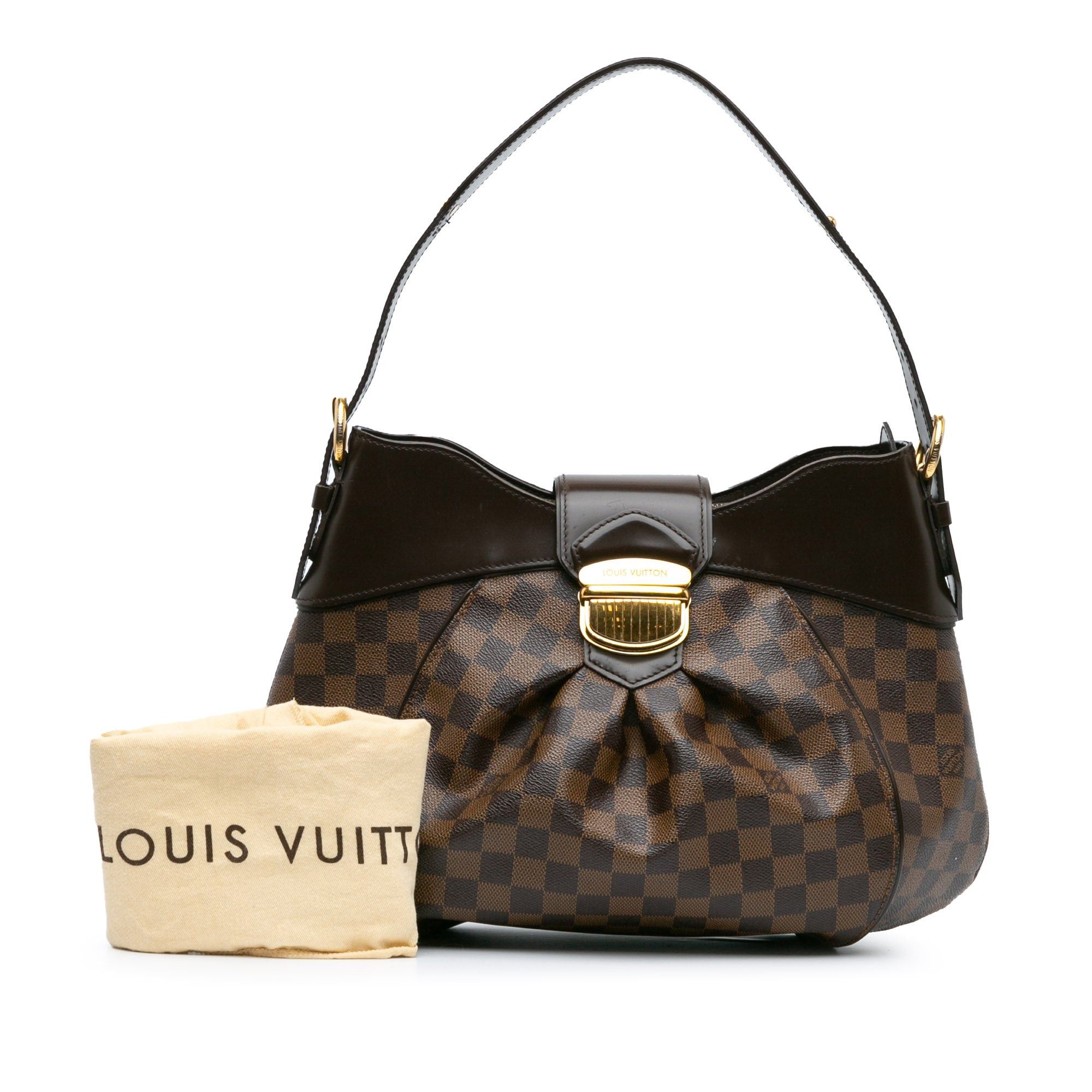 Louis Vuitton Louis Vuitton Damier Ebene Sistina MM Brown Size ONE SIZE - 11 Thumbnail