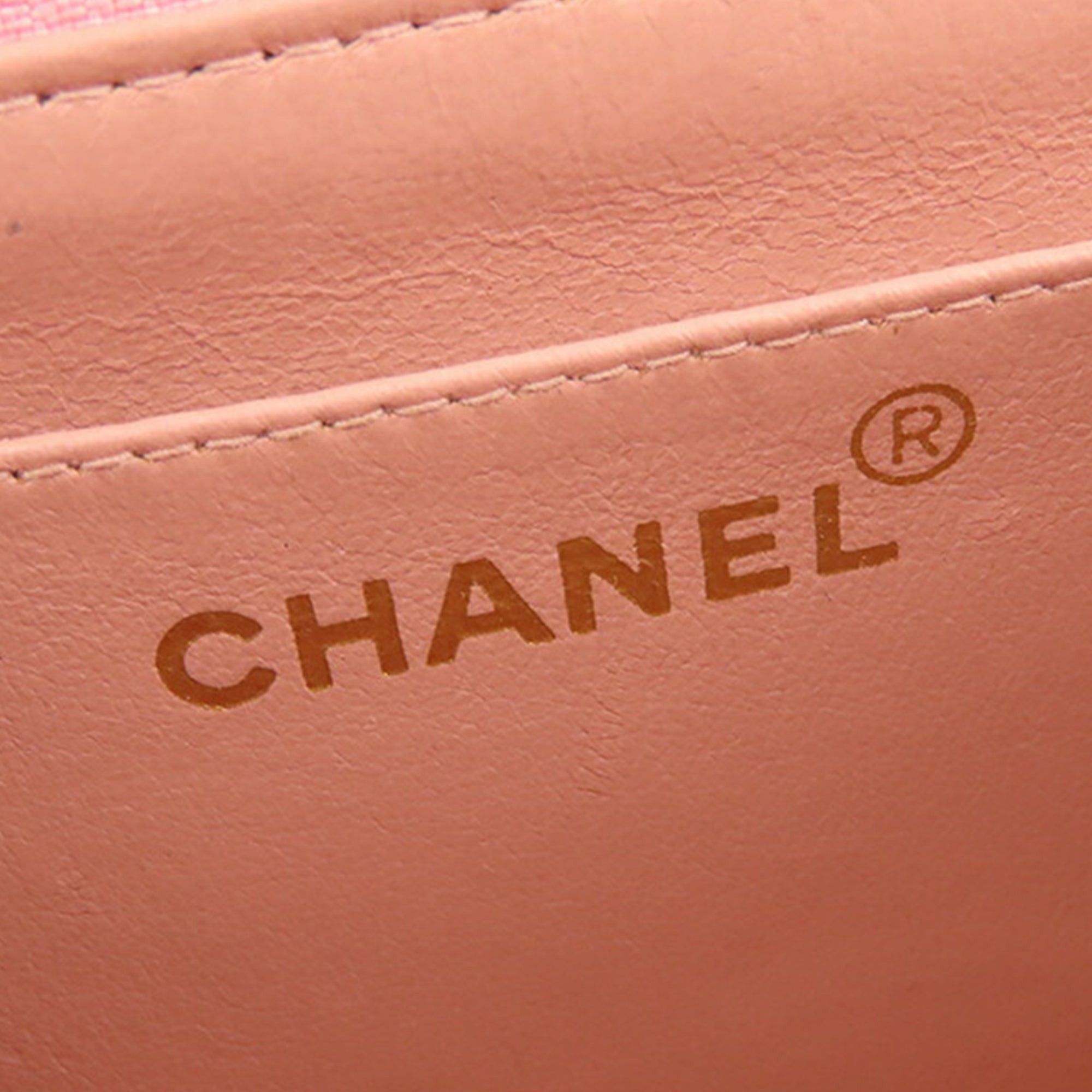 Chanel Chanel Medium Linen Diana Flap Pink Size ONE SIZE - 5 Thumbnail