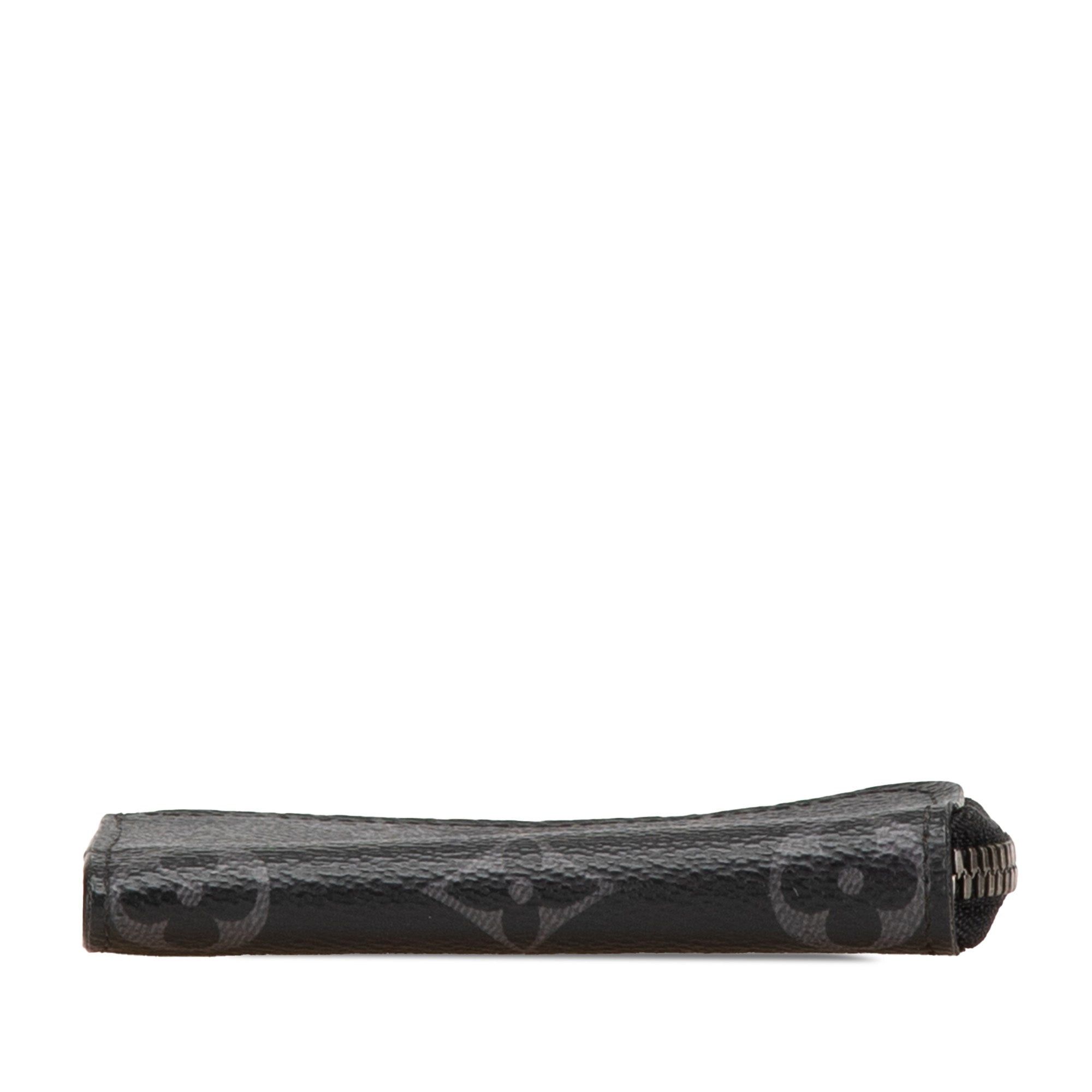 Louis Vuitton Louis Vuitton Monogram Eclipse Zippy Coin Purse Black Size ONE SIZE - 3 Thumbnail