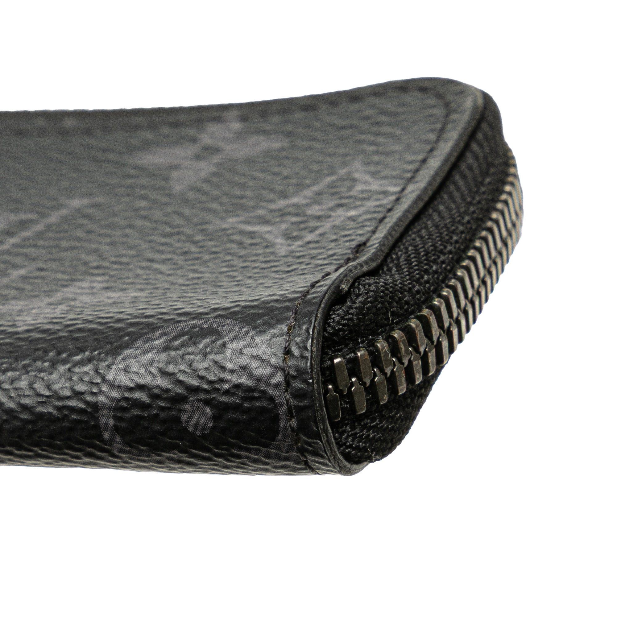 Louis Vuitton Louis Vuitton Monogram Eclipse Zippy Coin Purse Black Size ONE SIZE - 11 Thumbnail