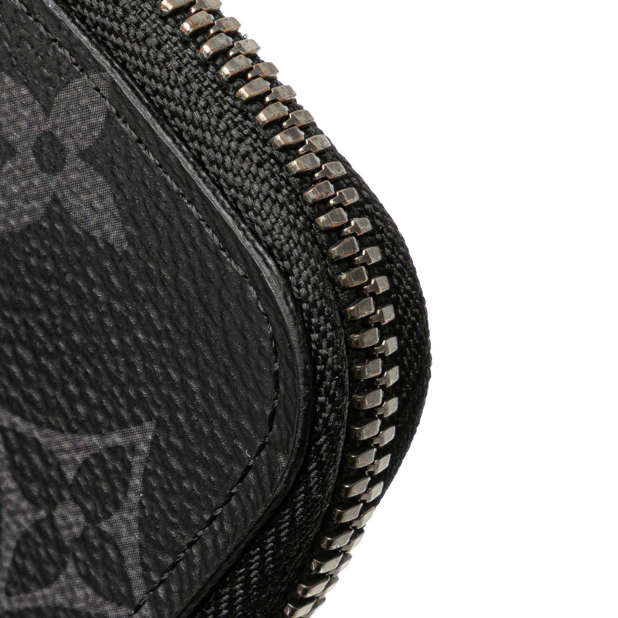 Louis Vuitton Louis Vuitton Monogram Eclipse Zippy Coin Purse Black Size ONE SIZE - 9 Thumbnail