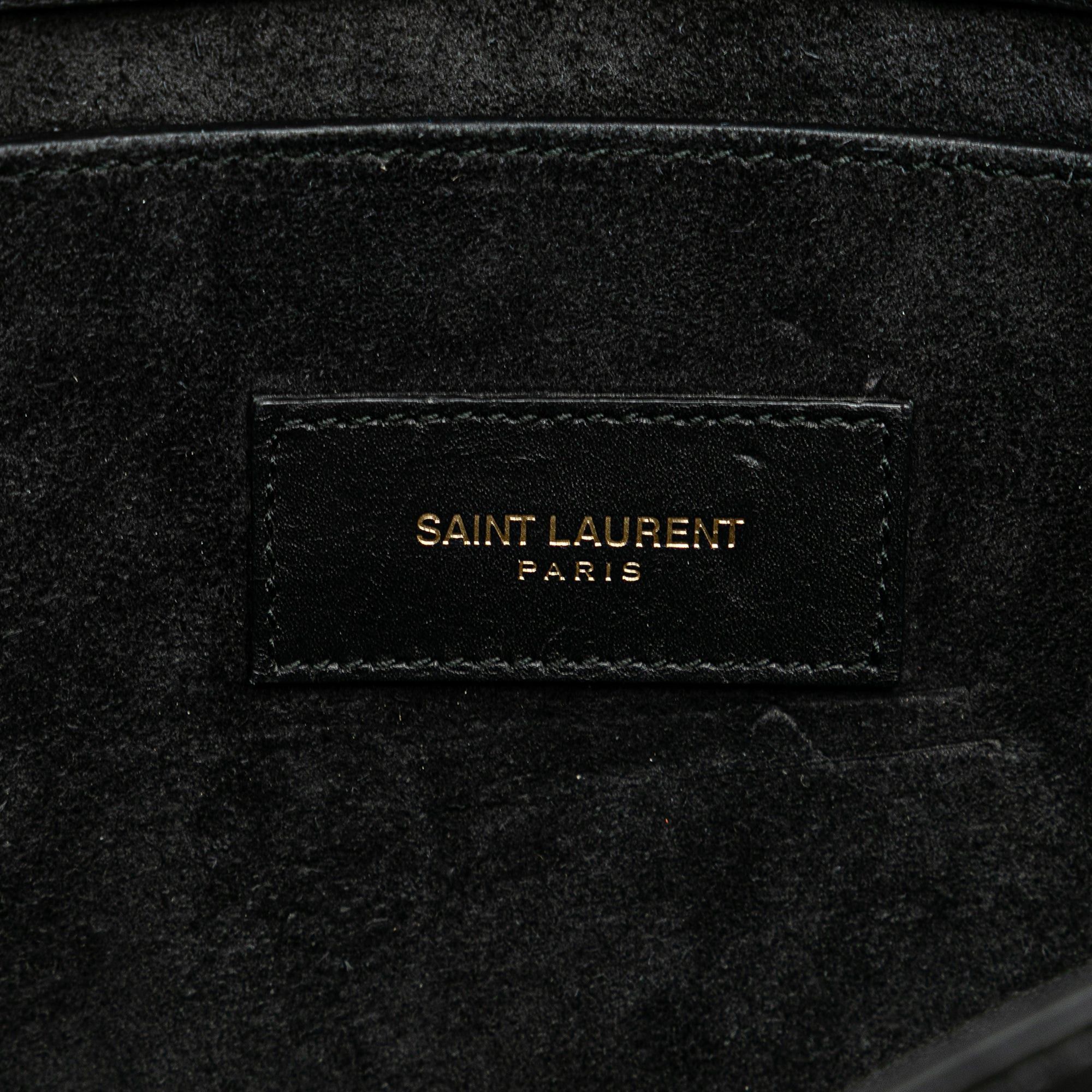 Saint Laurent Paris Saint Laurent Quilted Lambskin Babylone Flap Shoulder Bag Black Size ONE SIZE - 5 Thumbnail