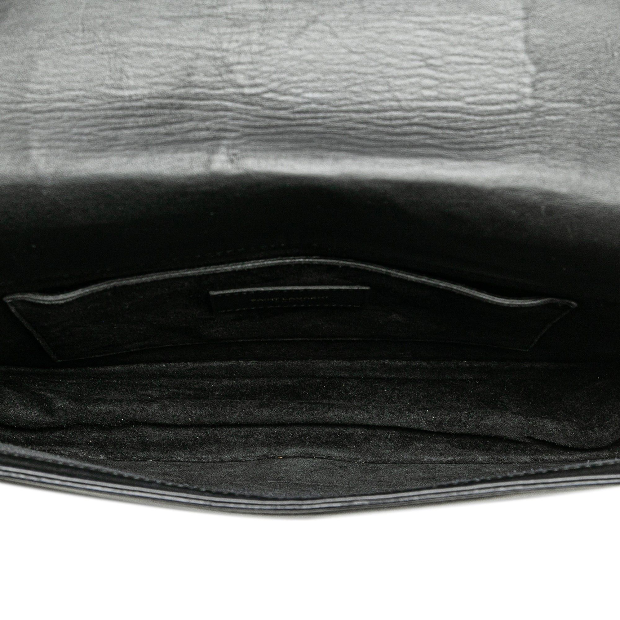 Saint Laurent Paris Saint Laurent Quilted Lambskin Babylone Flap Shoulder Bag Black Size ONE SIZE - 4 Thumbnail