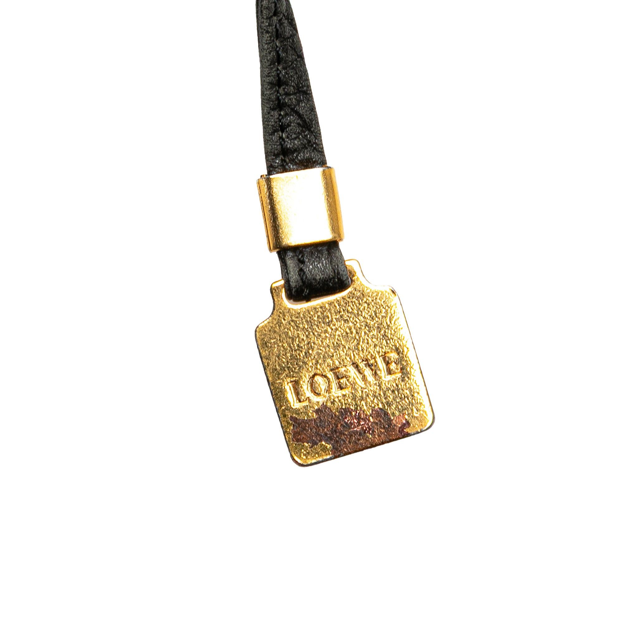 Loewe LOEWE Anagram Leather Flap Crossbody Black Size ONE SIZE - 8 Thumbnail