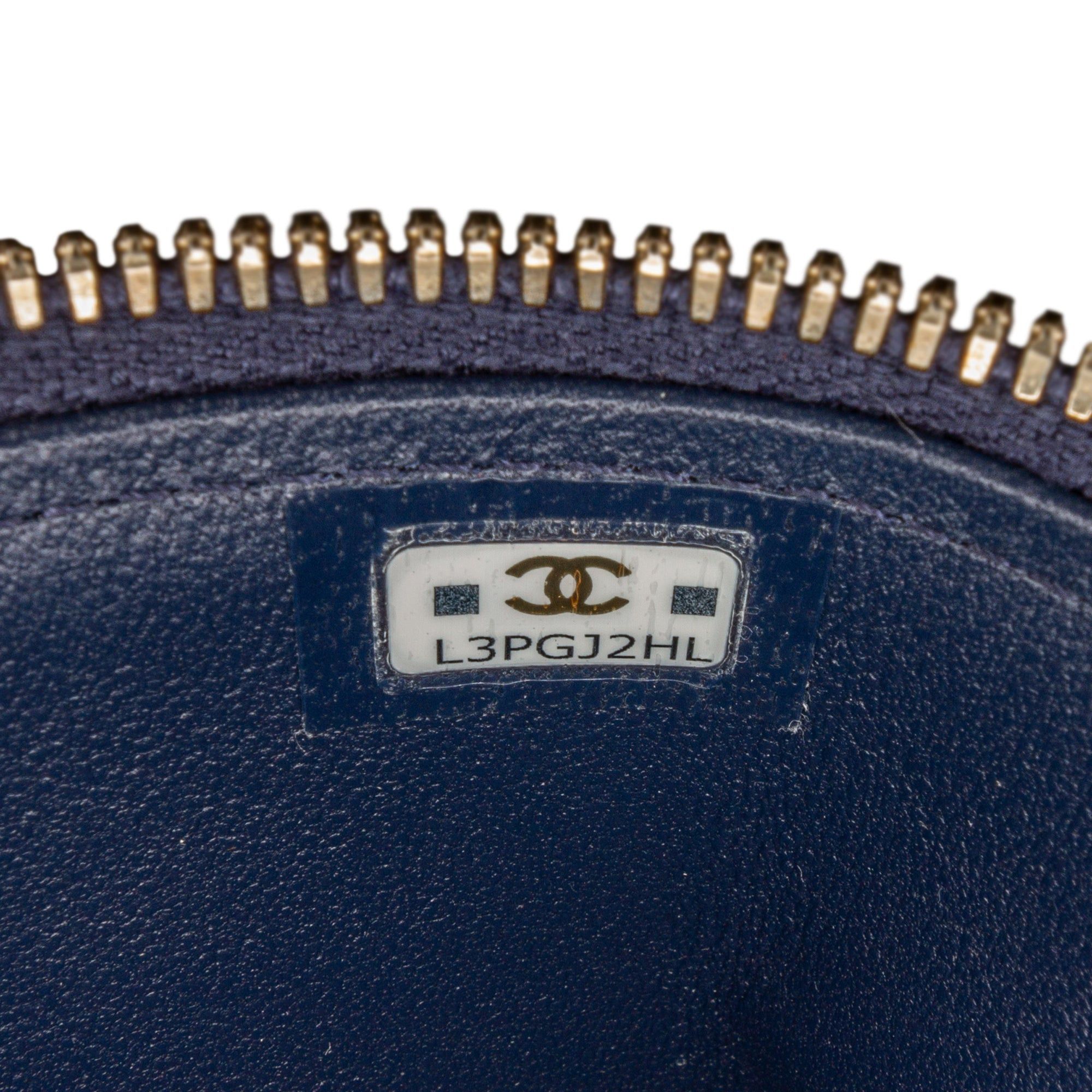 Chanel Chanel Small Lambskin Top Handle Vanity Bag Blue Size ONE SIZE - 8 Thumbnail