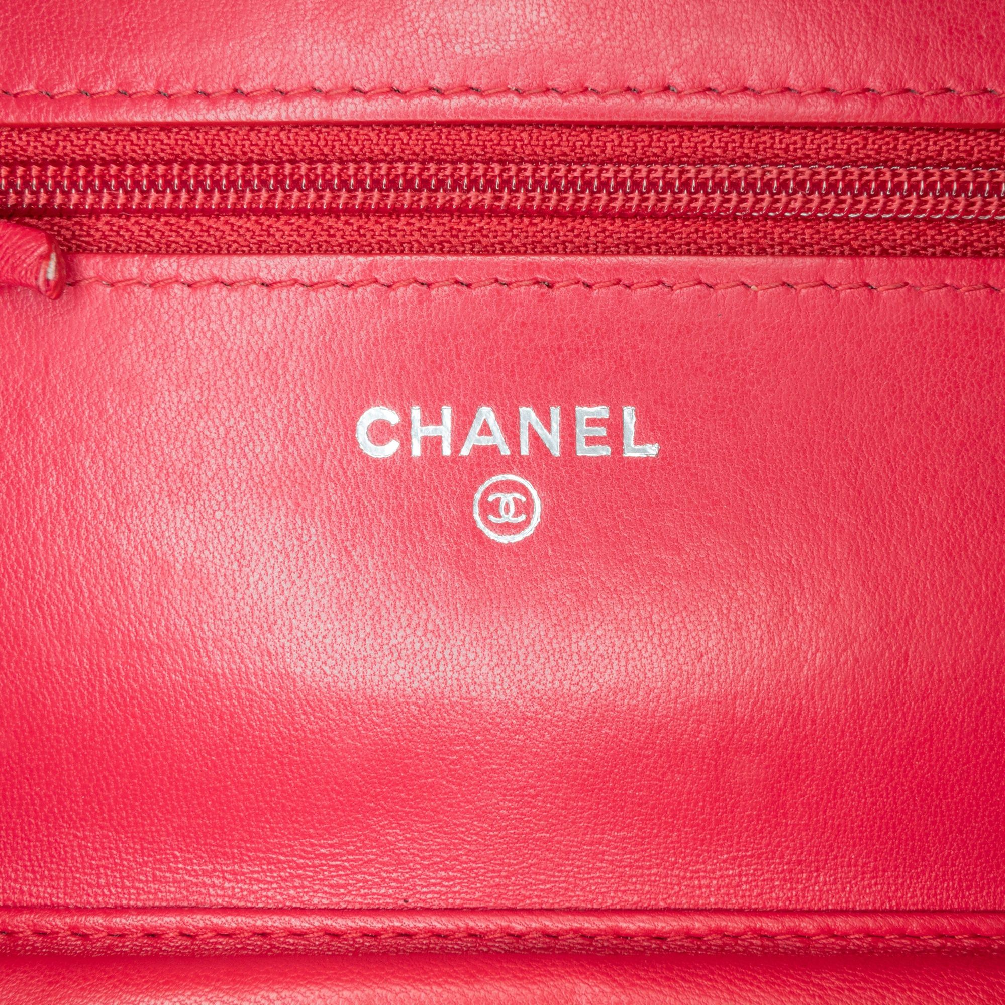 Chanel Chanel Classic Lambskin Wallet on Chain Pink Size ONE SIZE - 6 Thumbnail
