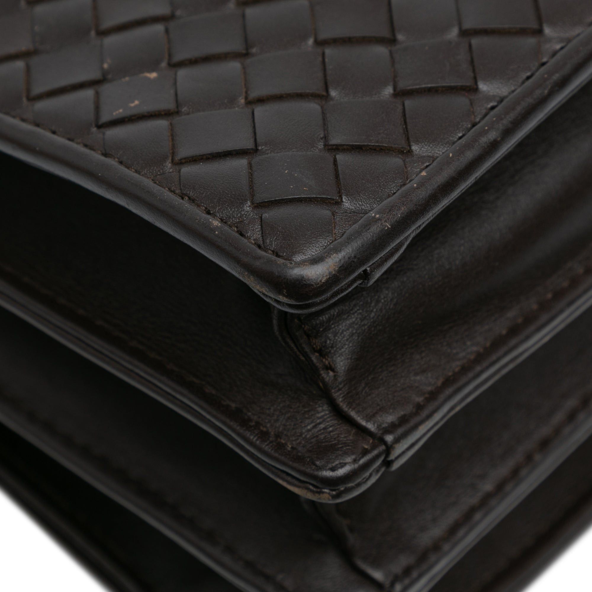 Bottega Veneta Bottega Veneta Intrecciato Business Bag Brown Size ONE SIZE - 9 Thumbnail
