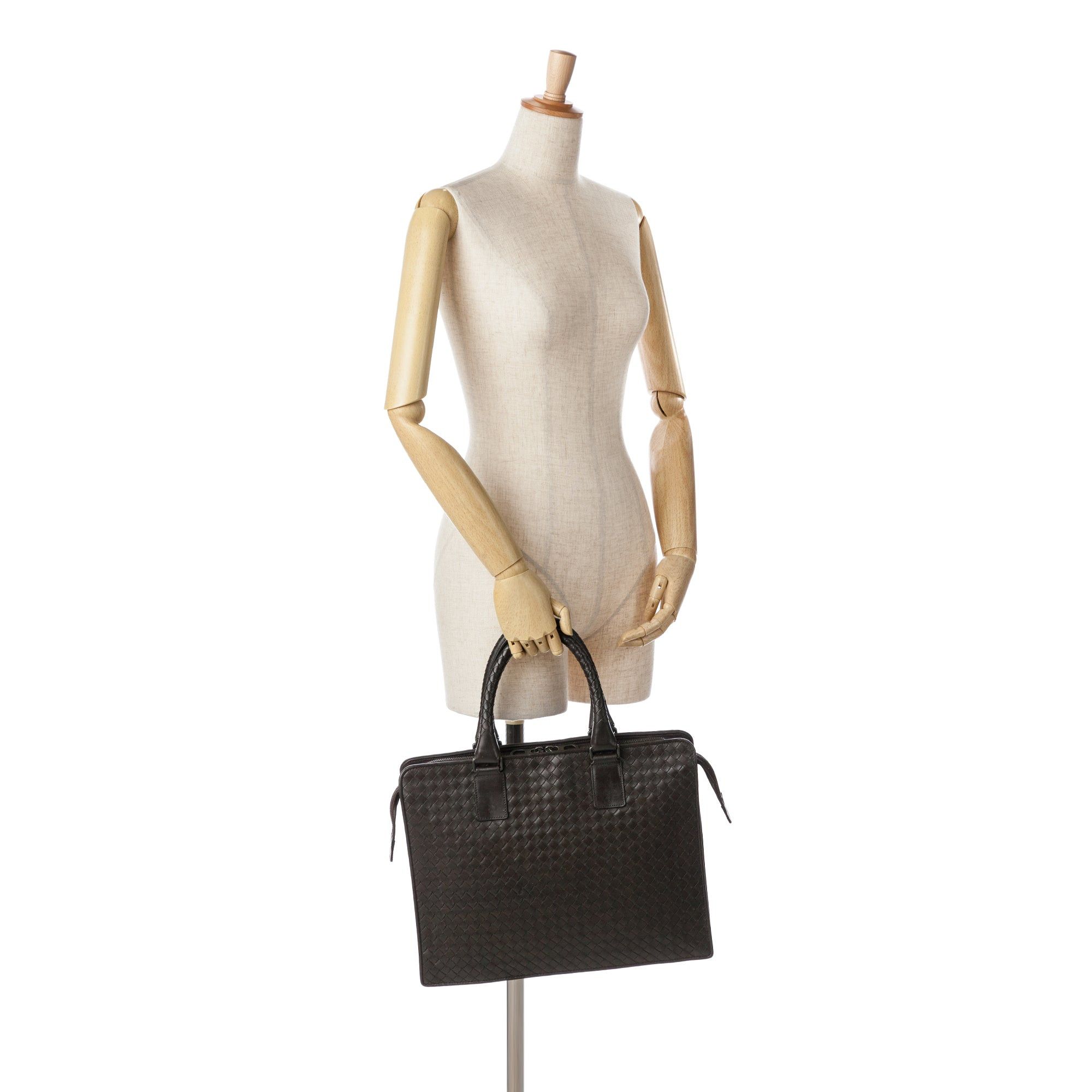 Bottega Veneta Bottega Veneta Intrecciato Business Bag Brown Size ONE SIZE - 11 Thumbnail
