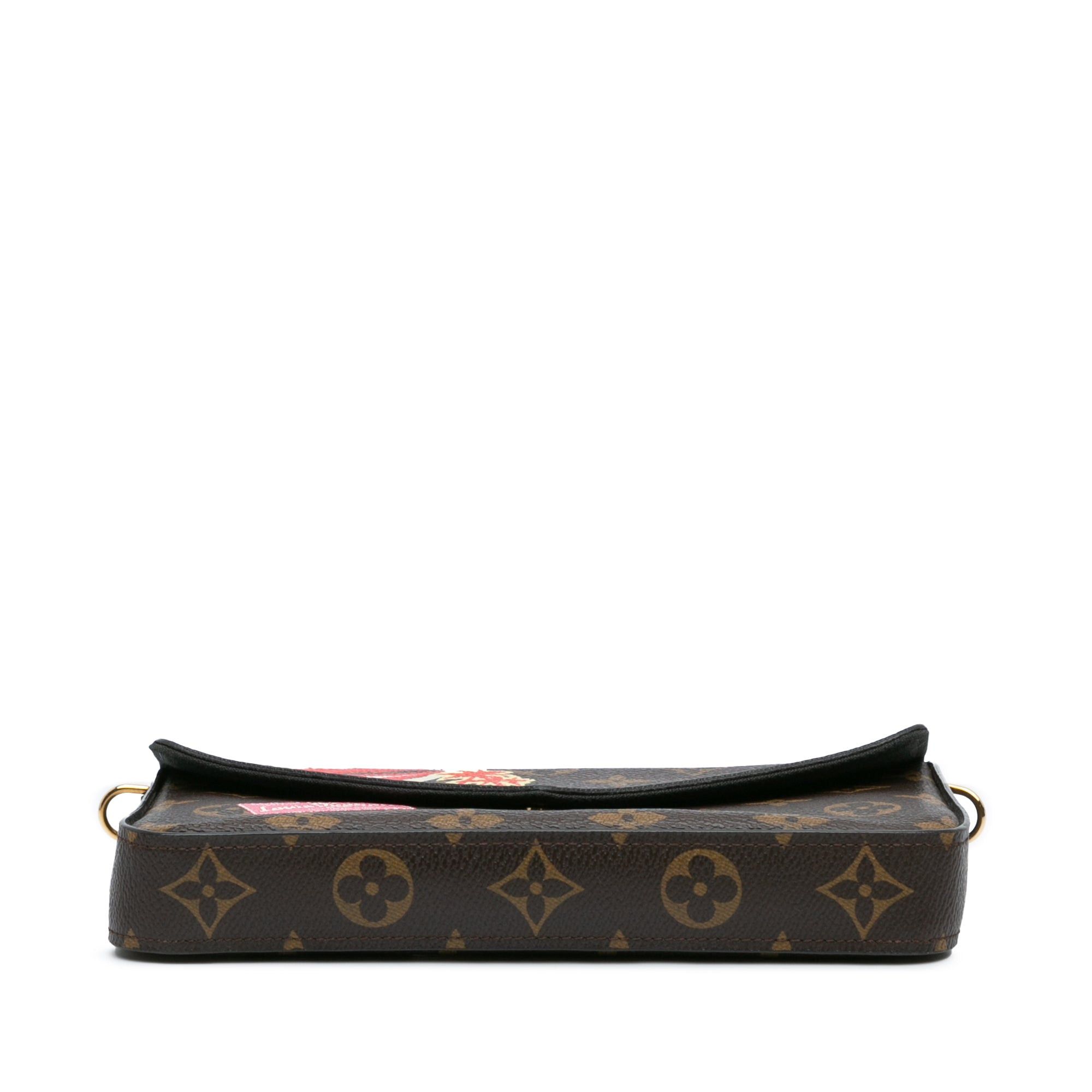 Louis Vuitton Louis Vuitton Monogram World Tour Pochette Felicie Brown Size ONE SIZE - 3 Thumbnail