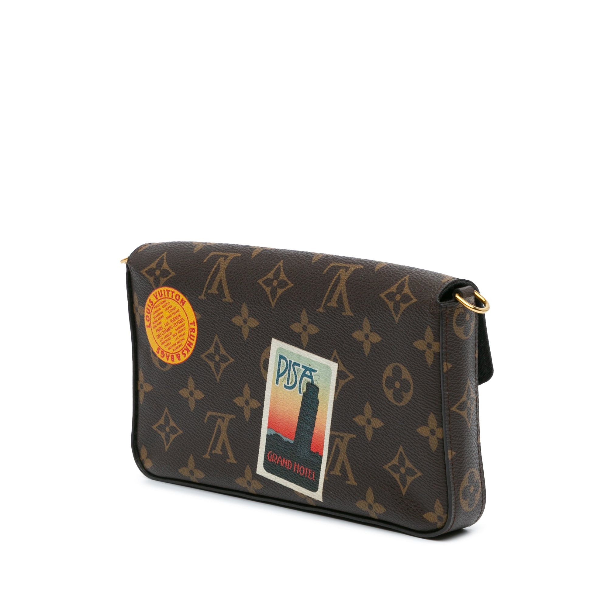 Louis Vuitton Monogram World Tour Pochette Felicie Brown