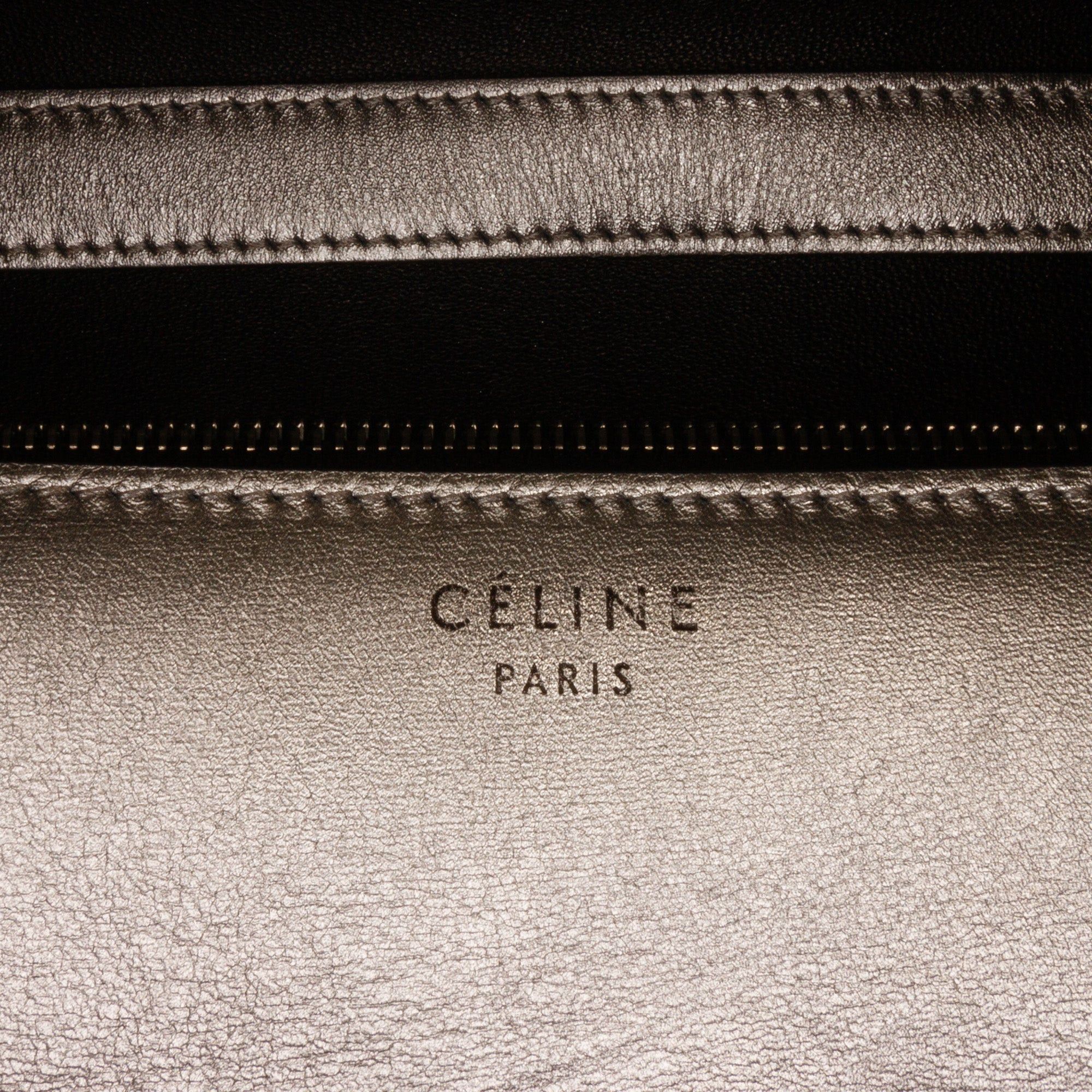 Celine Celine Medium Calfskin Classic Box Silver Size ONE SIZE - 9 Thumbnail