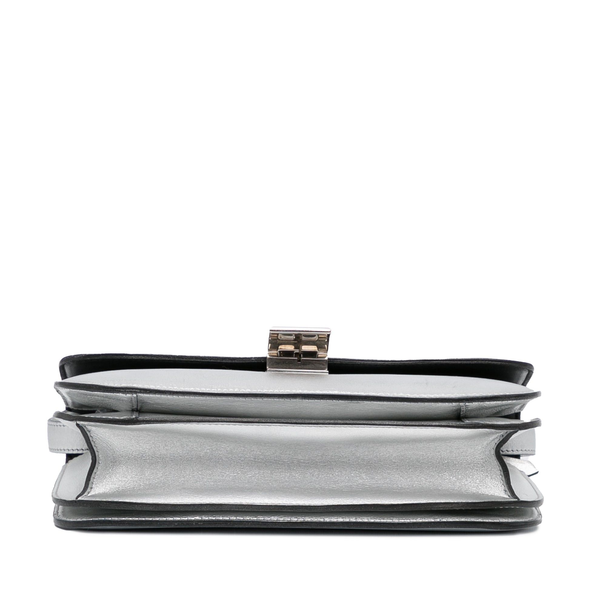 Celine Celine Medium Calfskin Classic Box Silver Size ONE SIZE - 5 Thumbnail