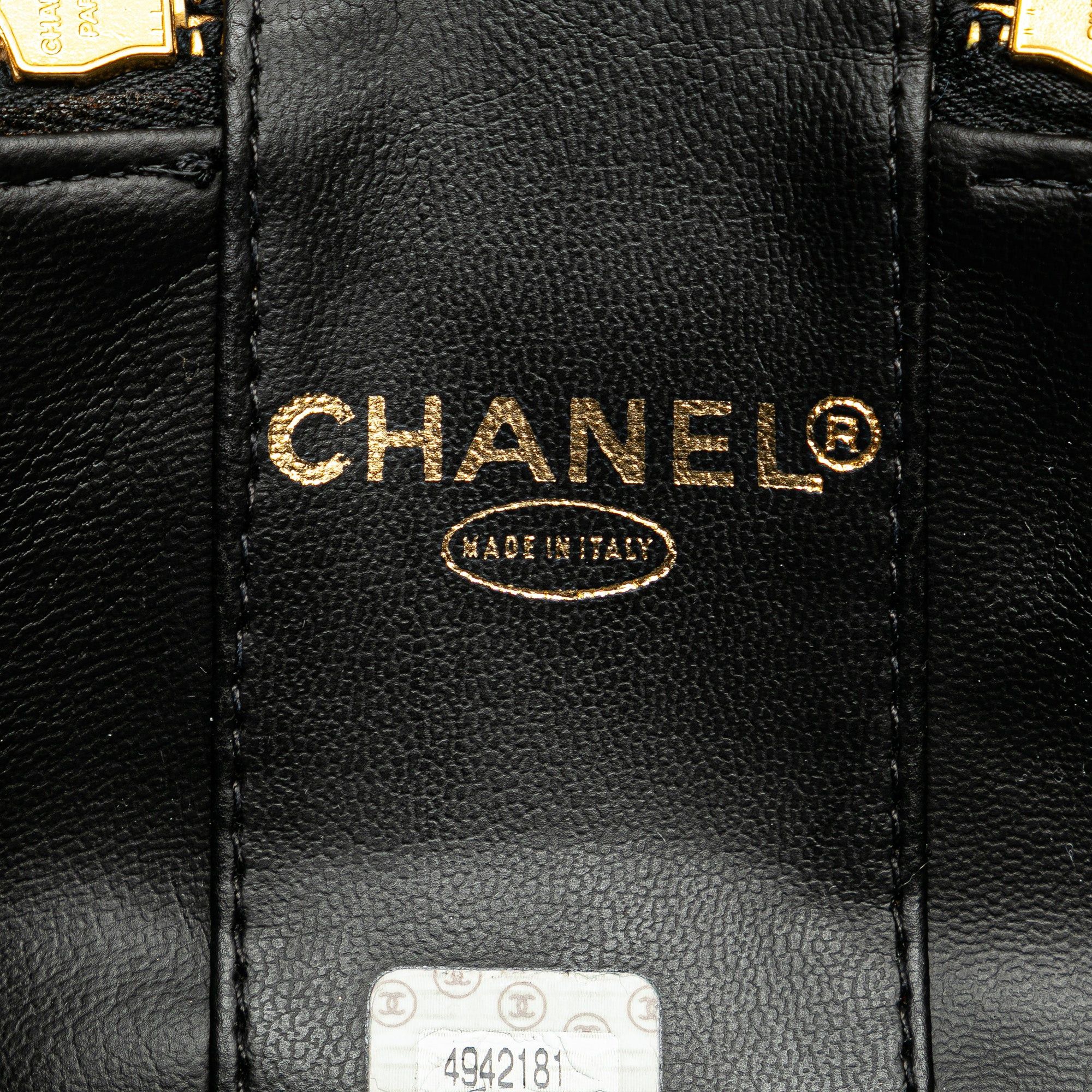 Chanel Chanel CC Caviar Vanity Case Black Size ONE SIZE - 6 Thumbnail