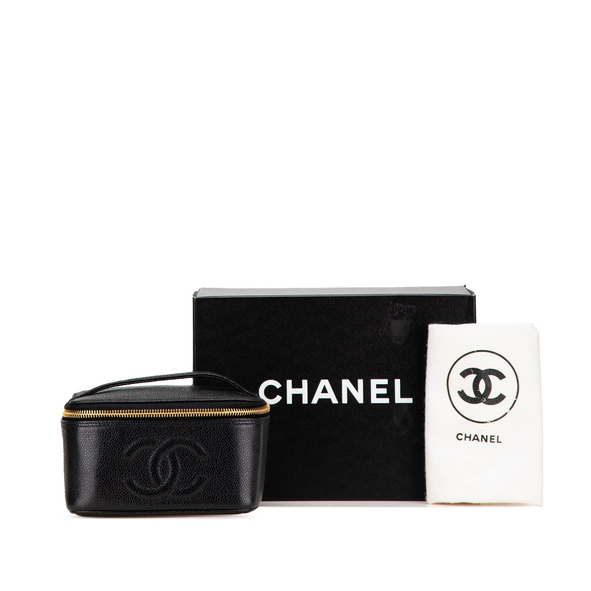 Chanel Chanel CC Caviar Vanity Case Black Size ONE SIZE - 12 Thumbnail