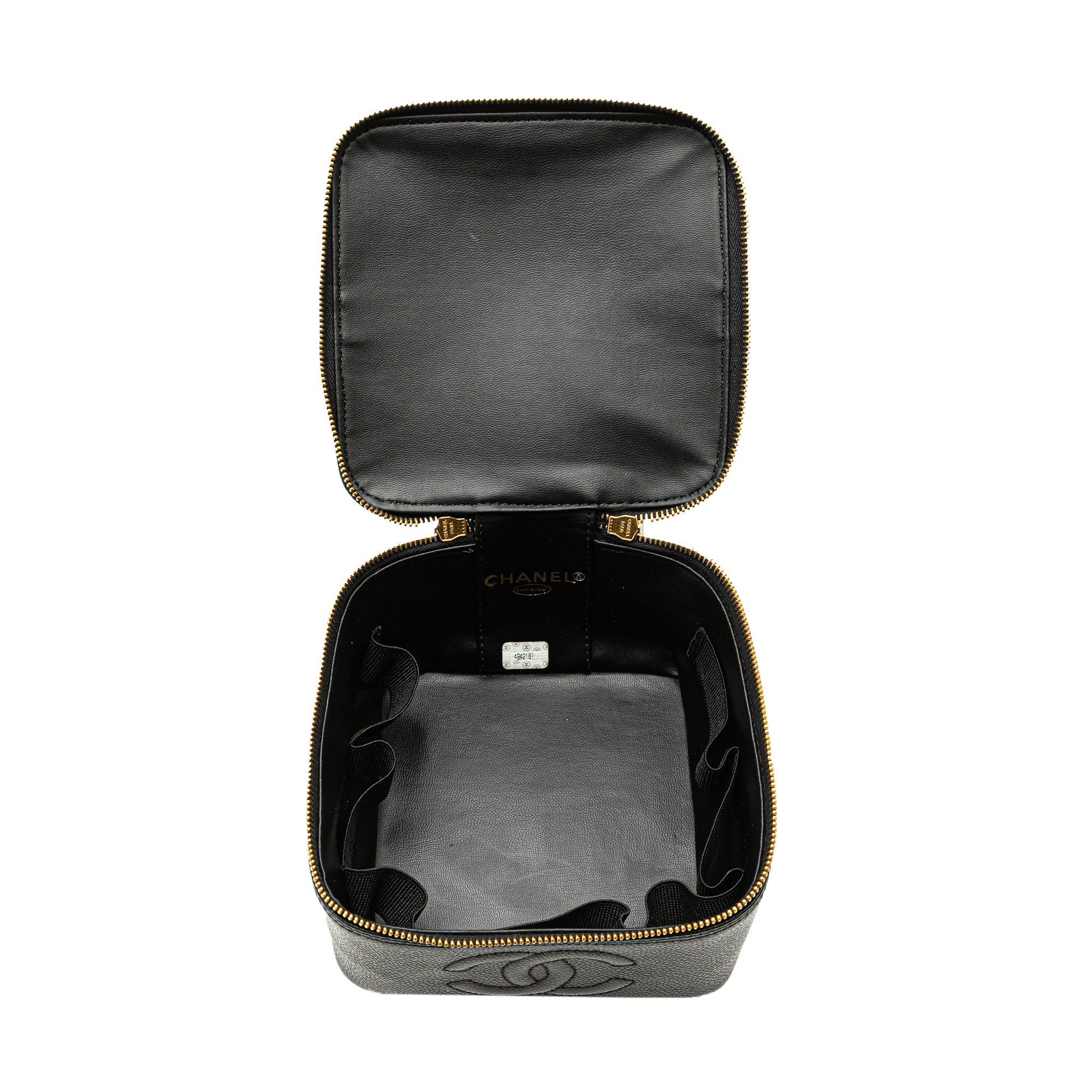 Chanel Chanel CC Caviar Vanity Case Black Size ONE SIZE - 5 Thumbnail