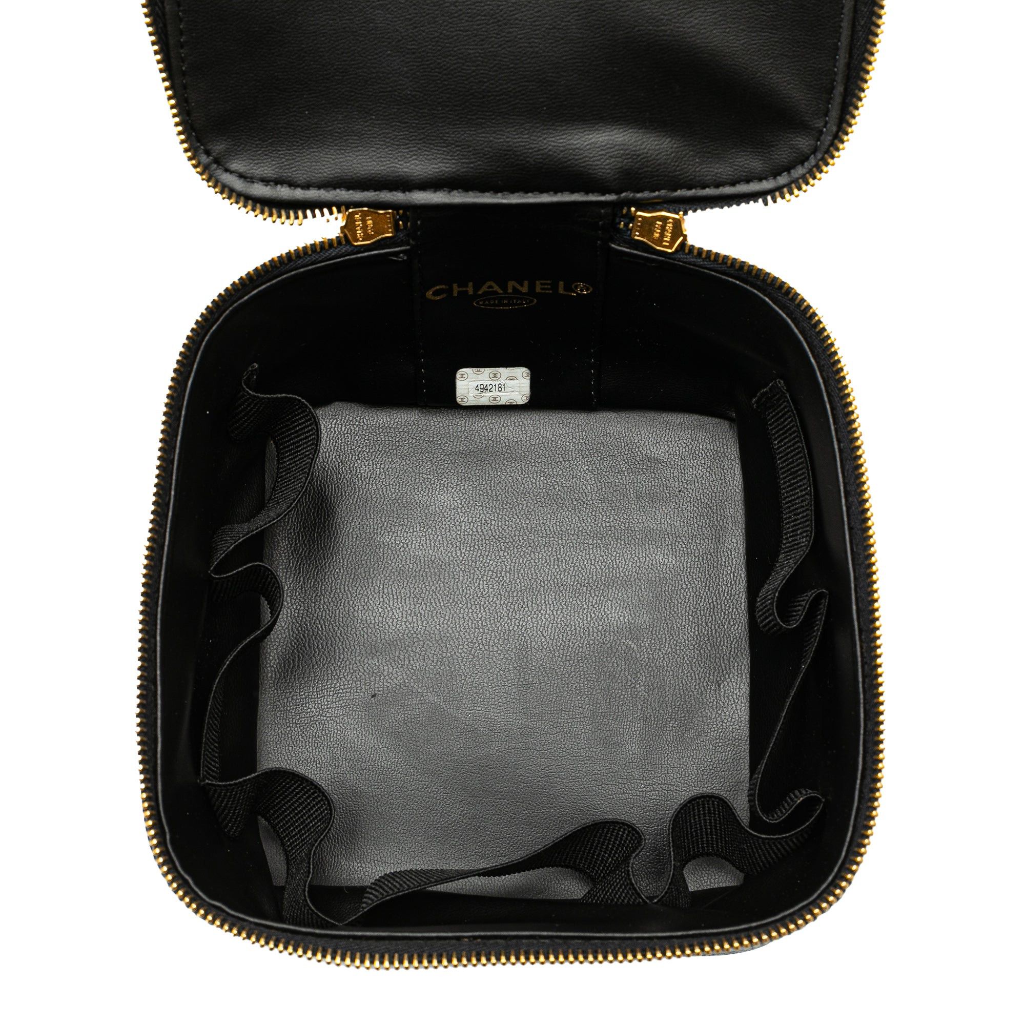 Chanel Chanel CC Caviar Vanity Case Black Size ONE SIZE - 4 Thumbnail