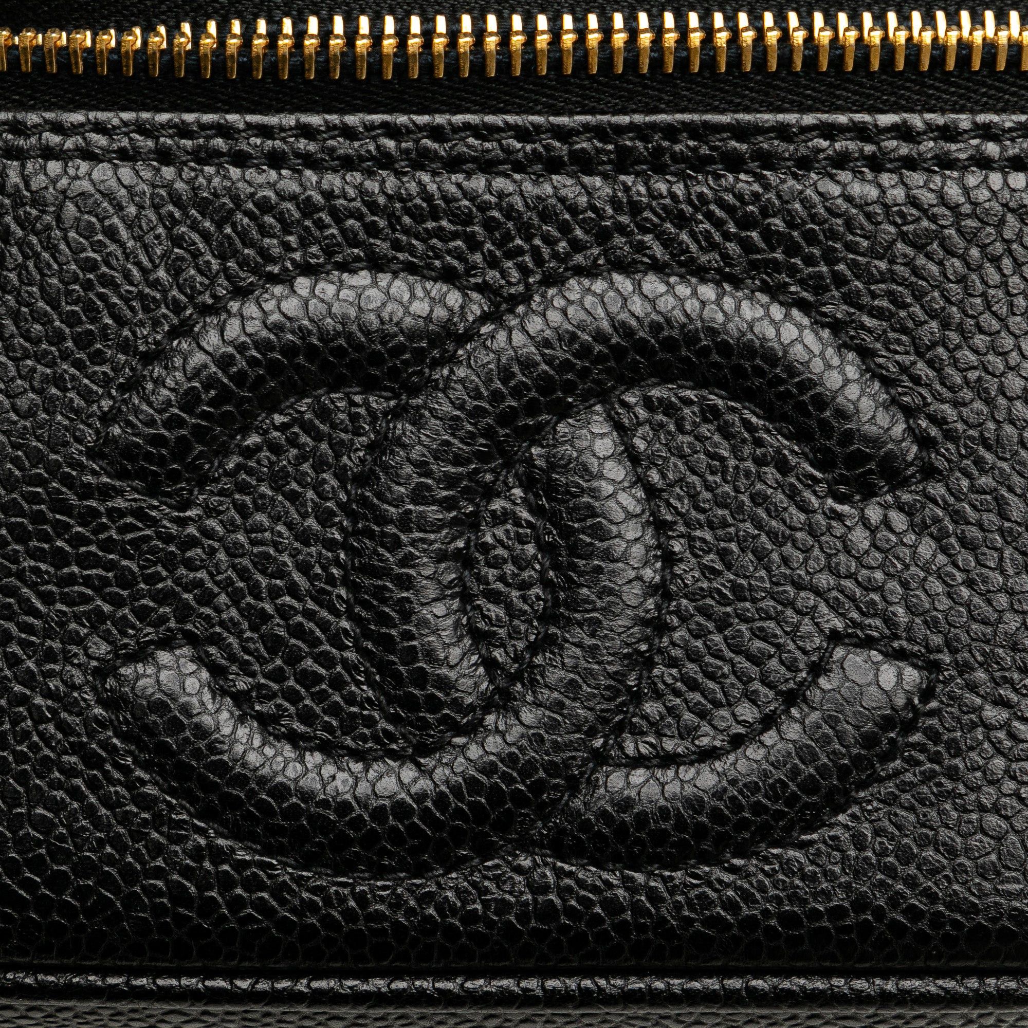 Chanel Chanel CC Caviar Vanity Case Black Size ONE SIZE - 8 Thumbnail