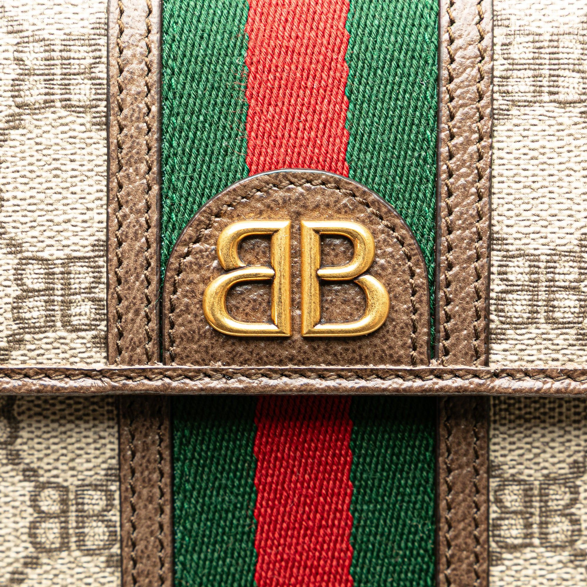 Gucci Gucci Hacker Project Balenciaga BB Supreme Ophidia Phone Case Crossbody Brown Size ONE SIZE - 6 Thumbnail