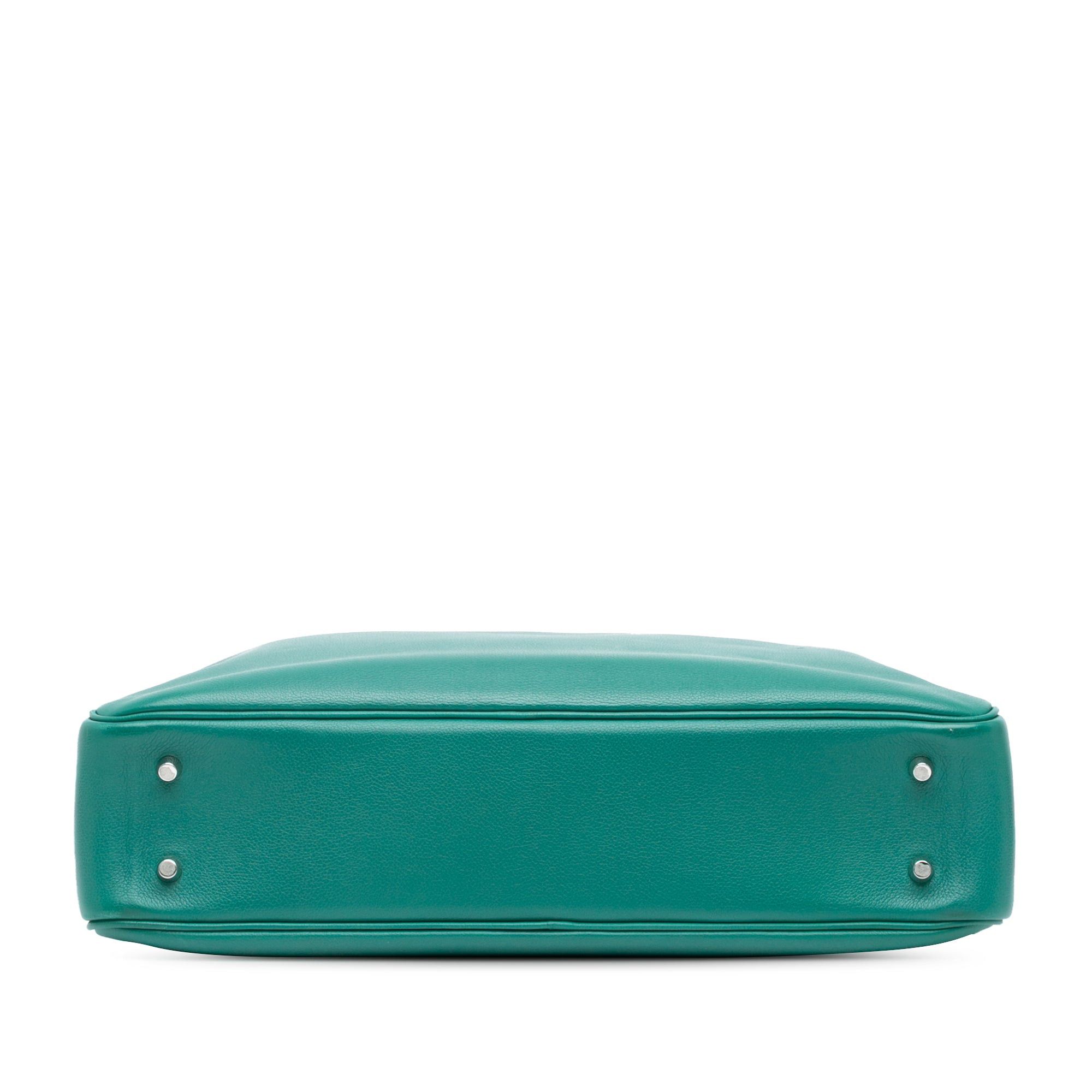 Hermes Hermès Evercolor Plume Fourre Tout 40 Green Size ONE SIZE - 3 Thumbnail