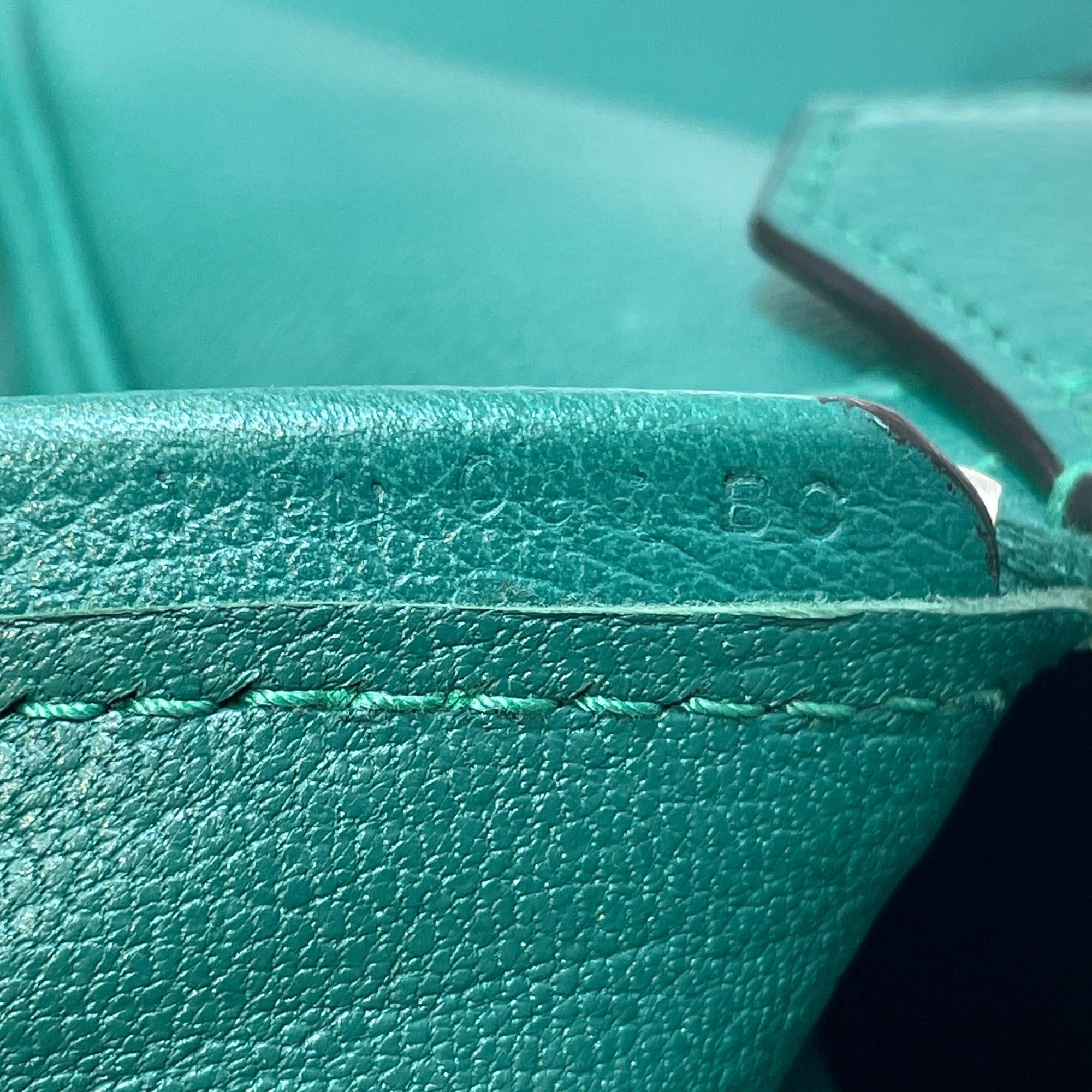 Hermes Hermès Evercolor Plume Fourre Tout 40 Green Size ONE SIZE - 6 Thumbnail