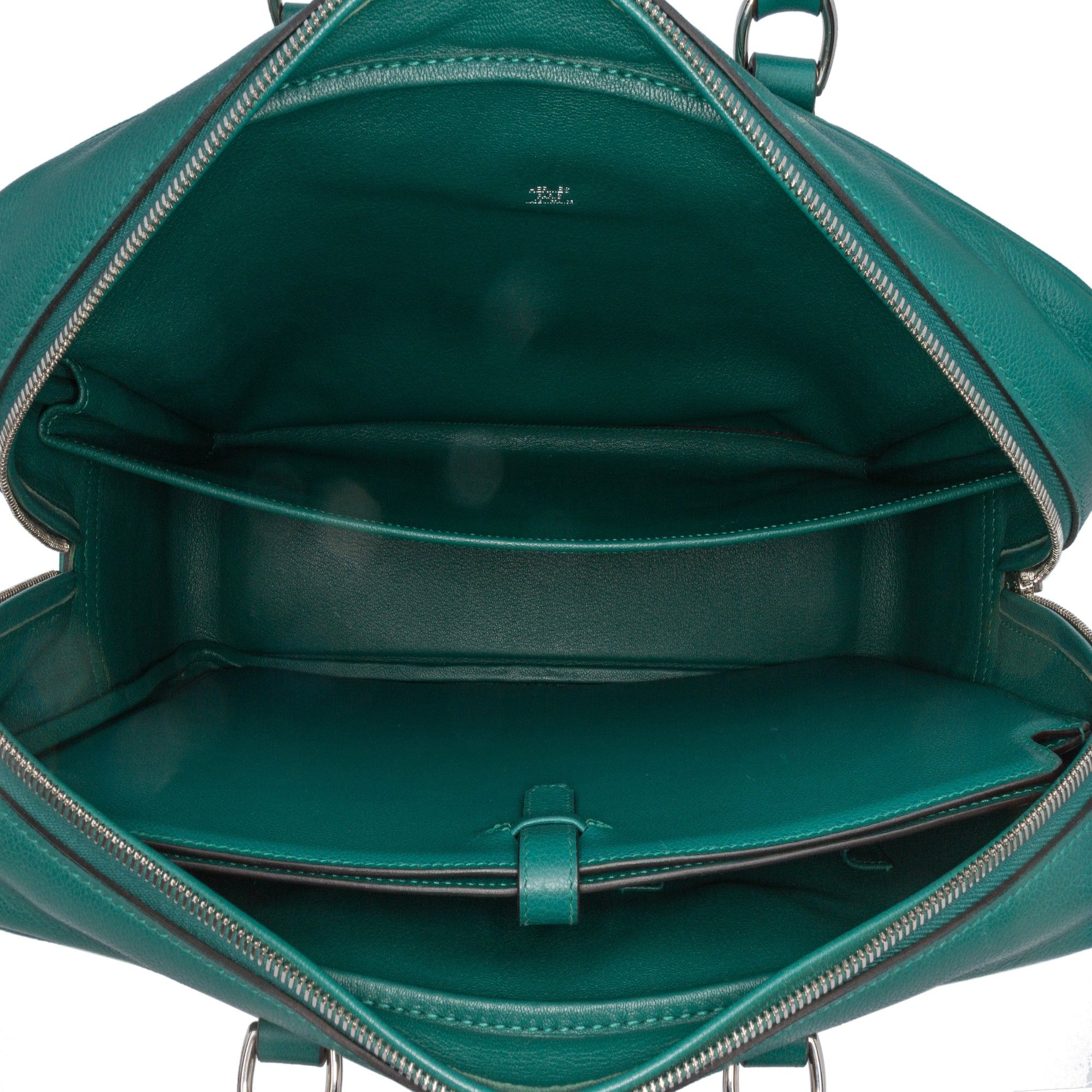 Hermes Hermès Evercolor Plume Fourre Tout 40 Green Size ONE SIZE - 4 Thumbnail