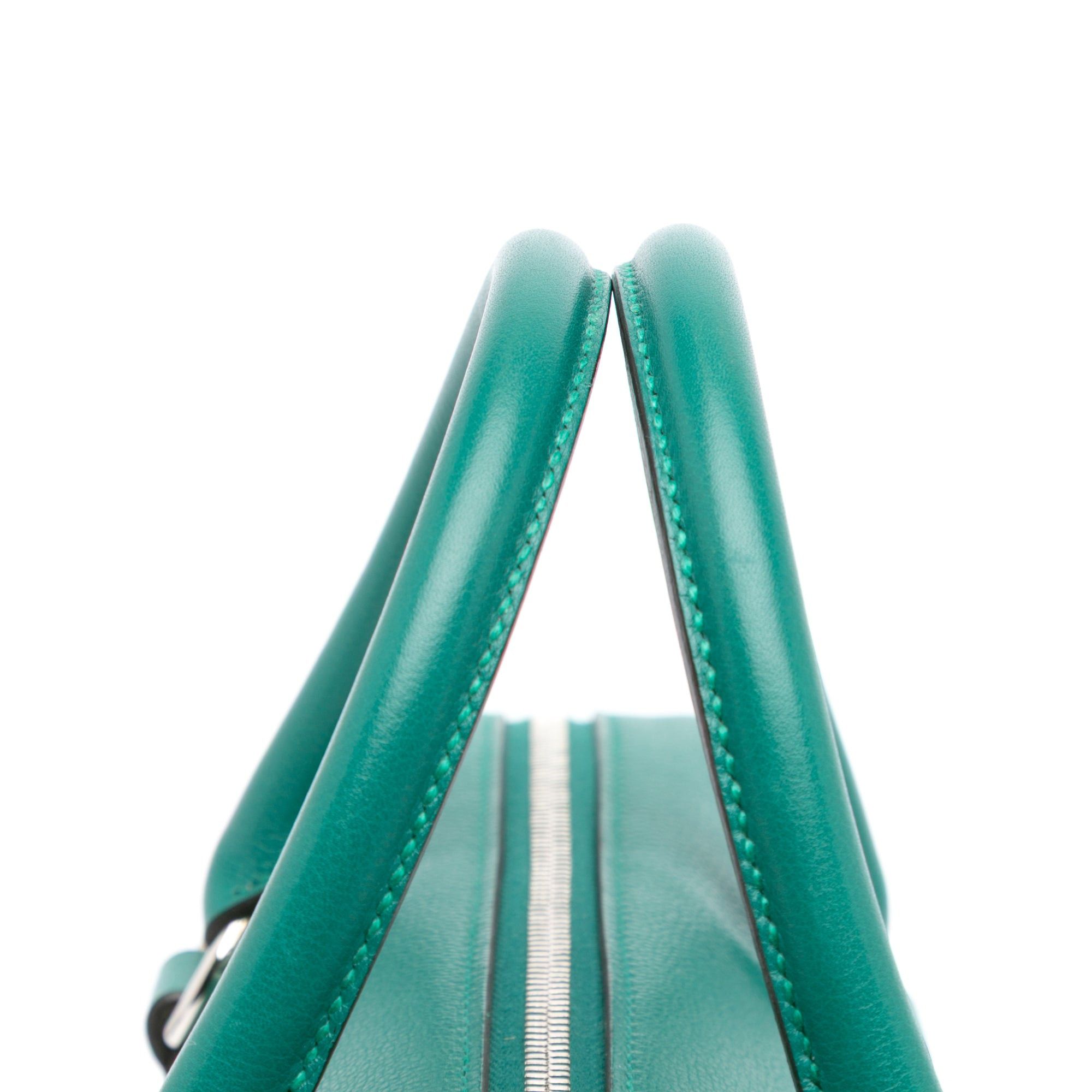Hermes Hermès Evercolor Plume Fourre Tout 40 Green Size ONE SIZE - 9 Thumbnail