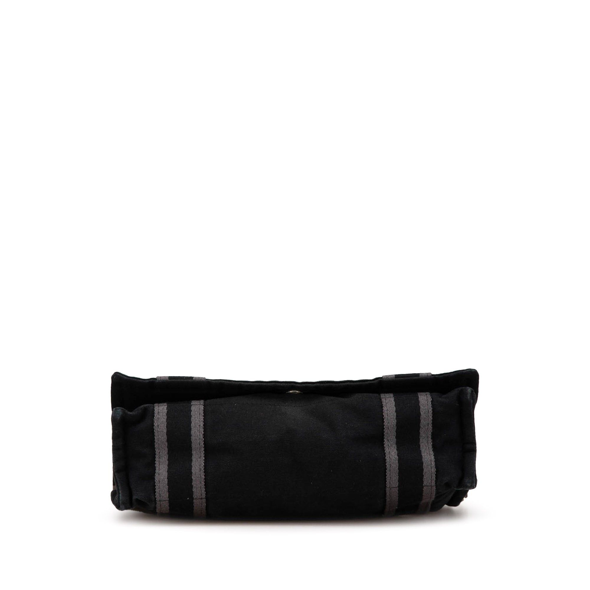 Hermes Hermès Canvas Fourre Tout Besace PM Black Size ONE SIZE - 3 Thumbnail