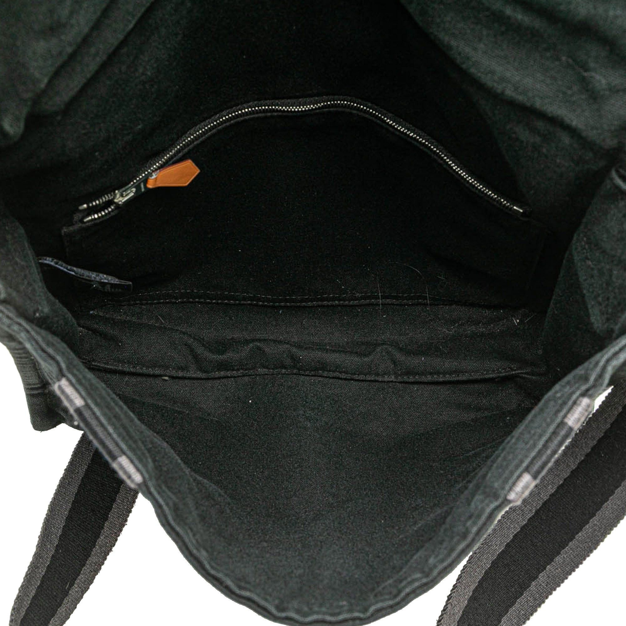 Hermes Hermès Canvas Fourre Tout Besace PM Black Size ONE SIZE - 4 Thumbnail