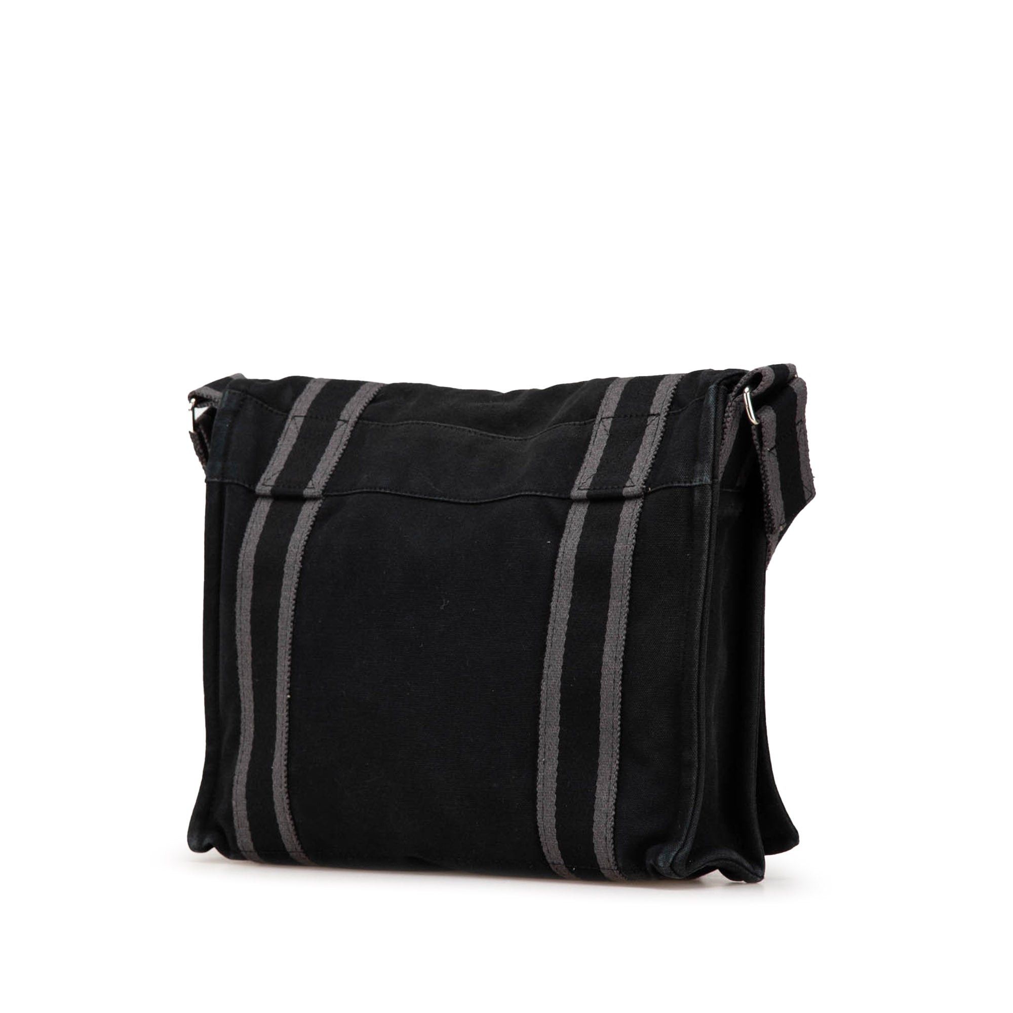 Hermes Hermès Canvas Fourre Tout Besace PM Black Size ONE SIZE - 2 Thumbnail