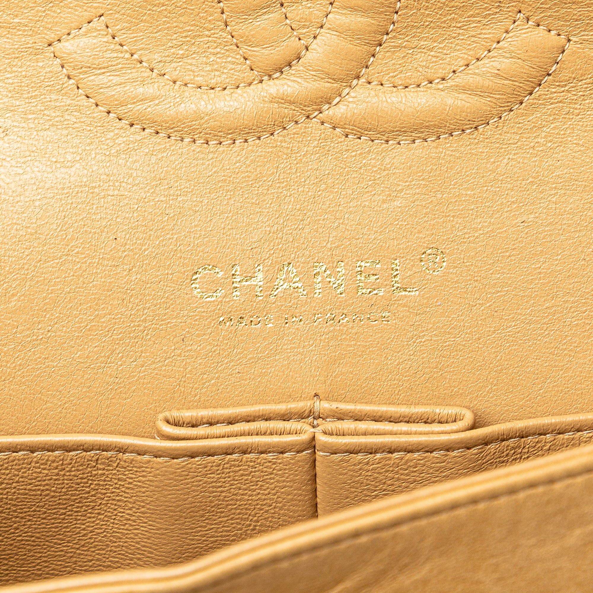 Chanel Chanel Medium Classic Lambskin Double Flap Brown Size ONE SIZE - 5 Thumbnail