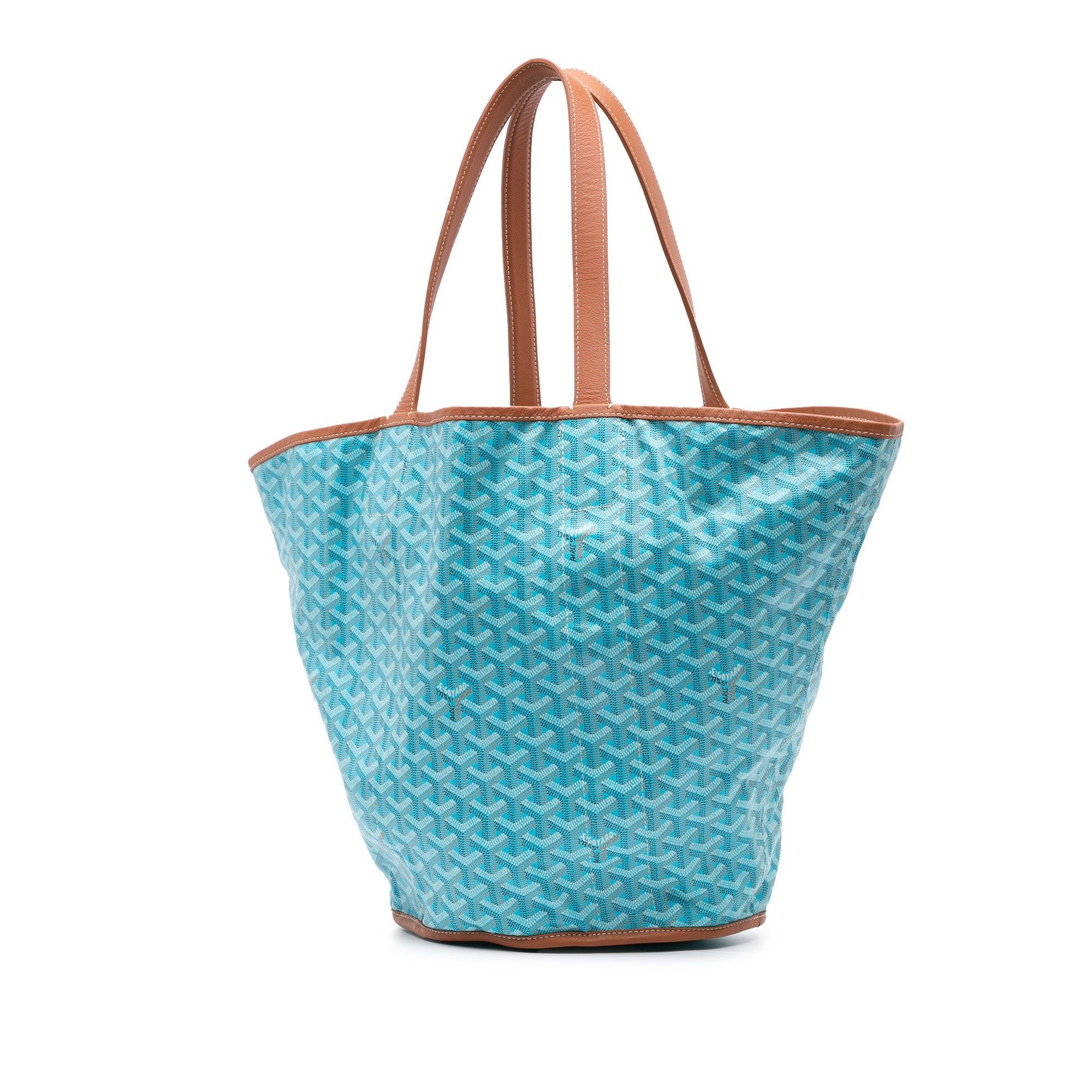 Goyard Goyard Goyardine Reversible Belharra Tote Blue Size ONE SIZE - 2 Thumbnail