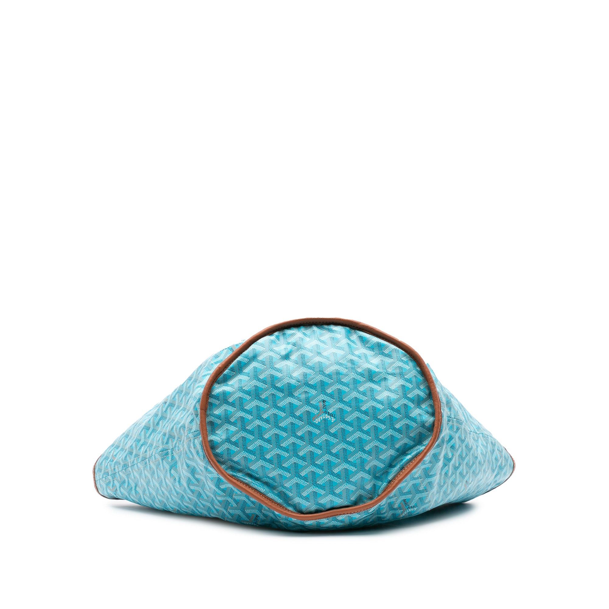 Goyard Goyard Goyardine Reversible Belharra Tote Blue Size ONE SIZE - 3 Thumbnail