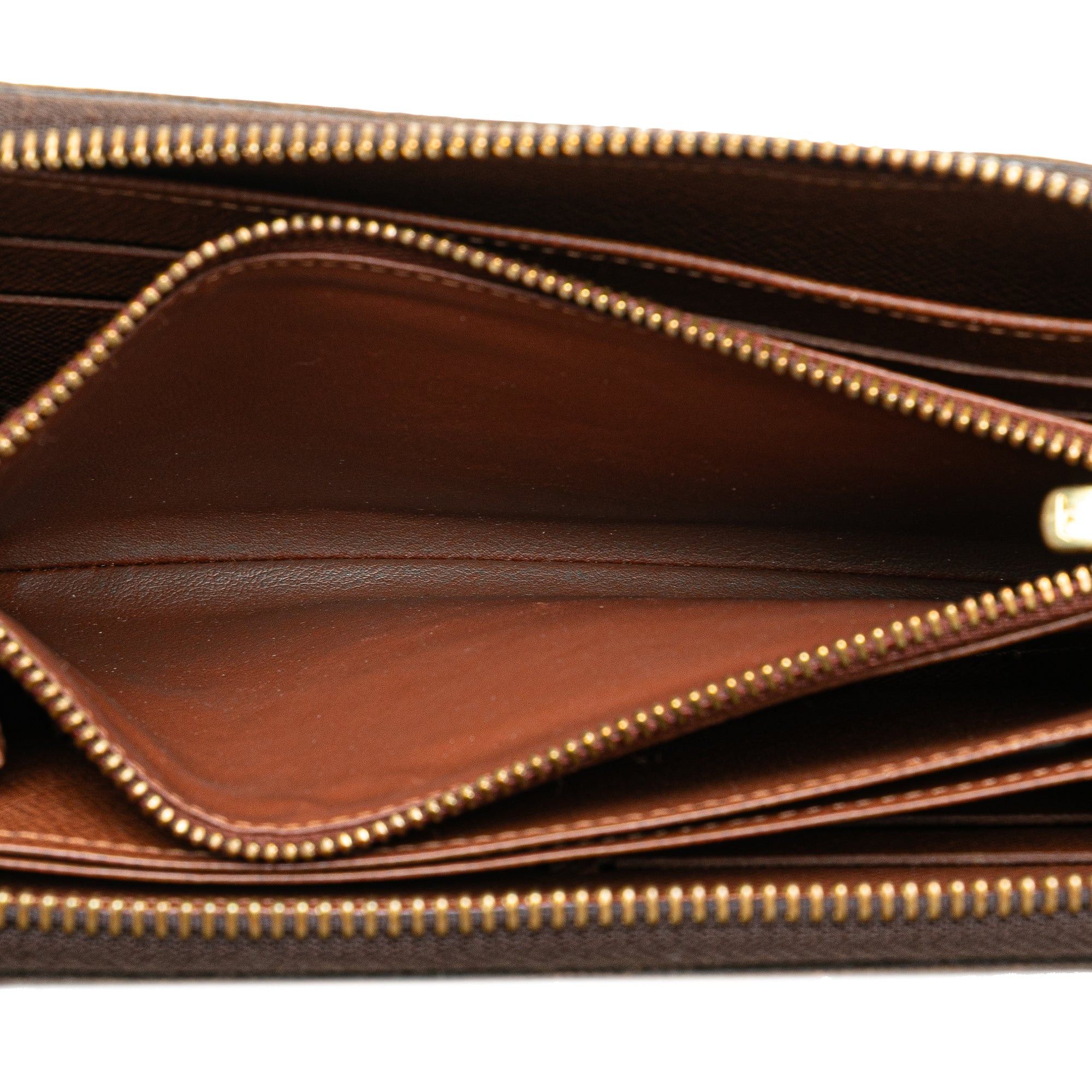Louis Vuitton Louis Vuitton Monogram Zippy Long Wallet Brown Size ONE SIZE - 4 Thumbnail