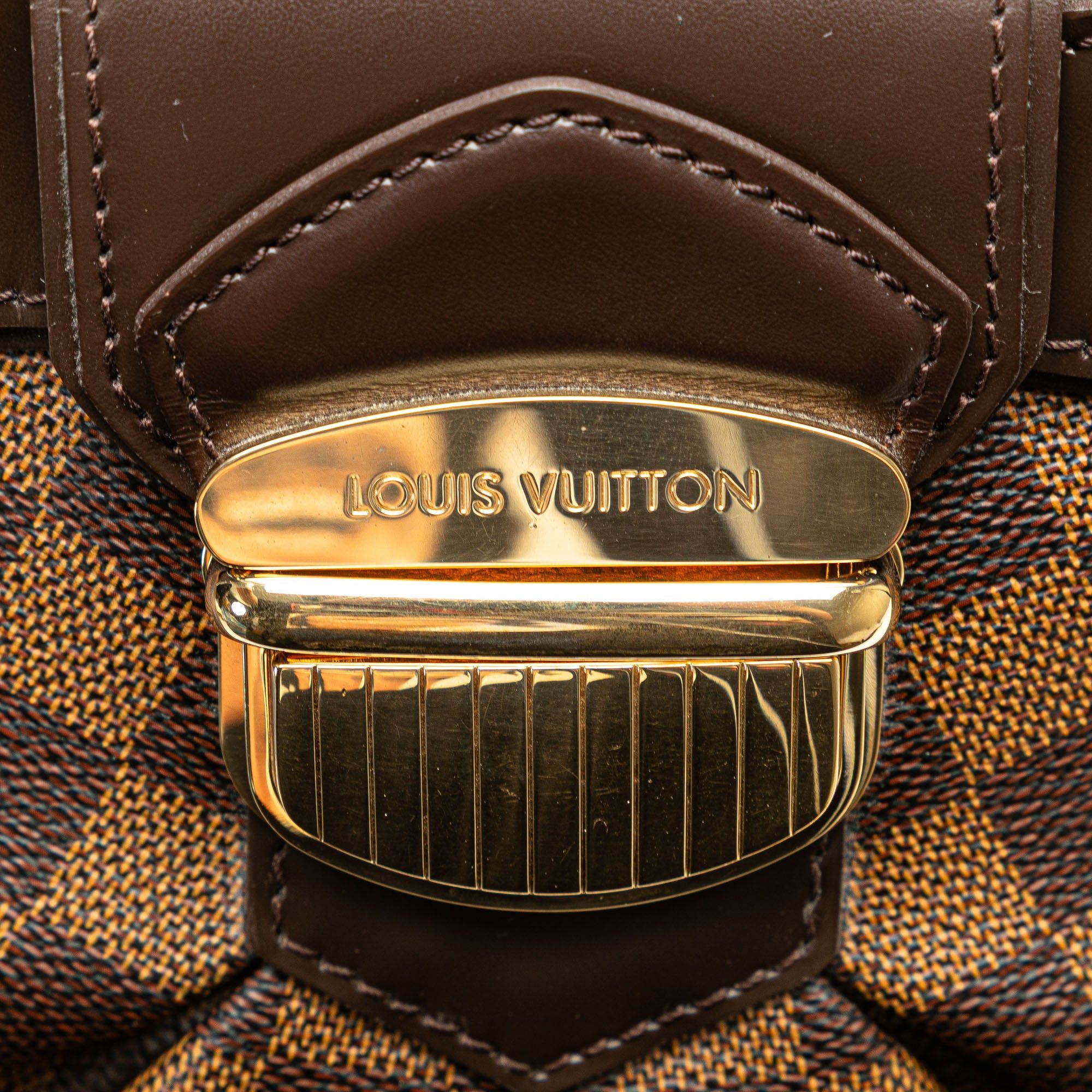 Louis Vuitton Louis Vuitton Damier Ebene Sistina MM Brown Size ONE SIZE - 6 Thumbnail