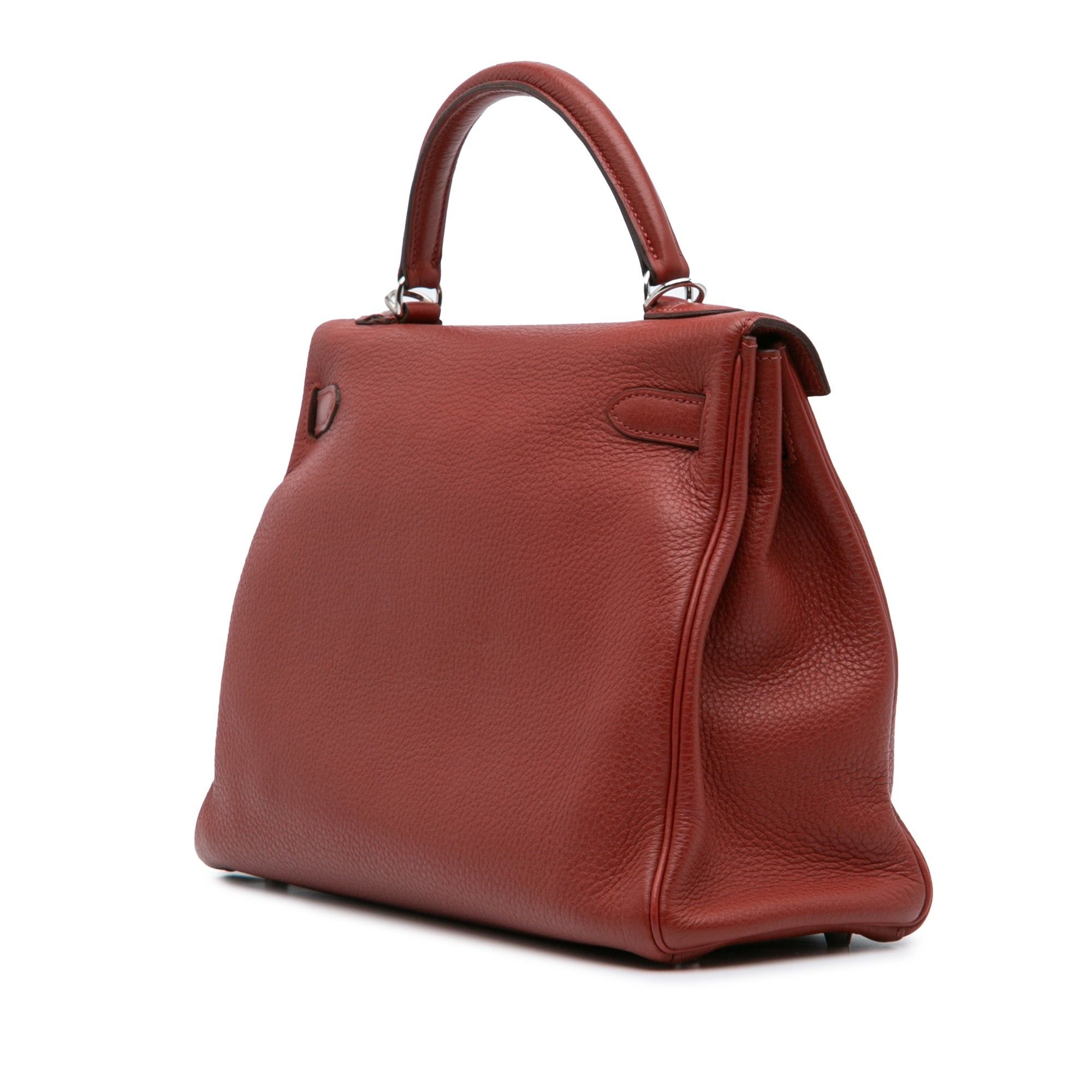 Hermes Hermès Clemence Kelly II Retourne 32 Red Size ONE SIZE - 2 Thumbnail