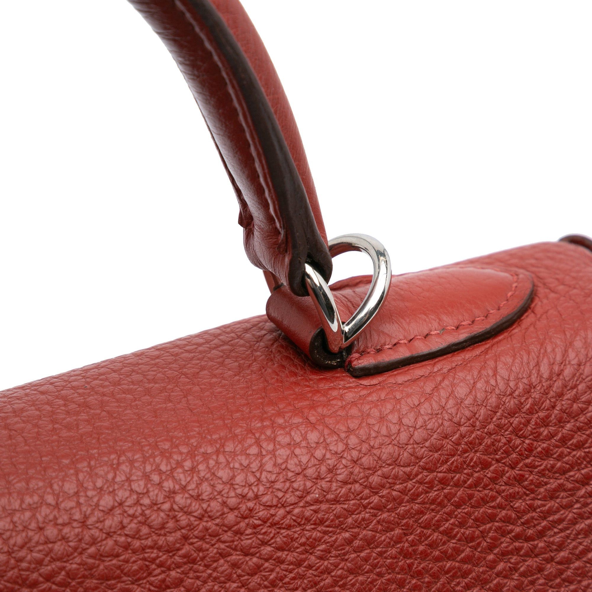 Hermes Hermès Clemence Kelly II Retourne 32 Red Size ONE SIZE - 8 Thumbnail
