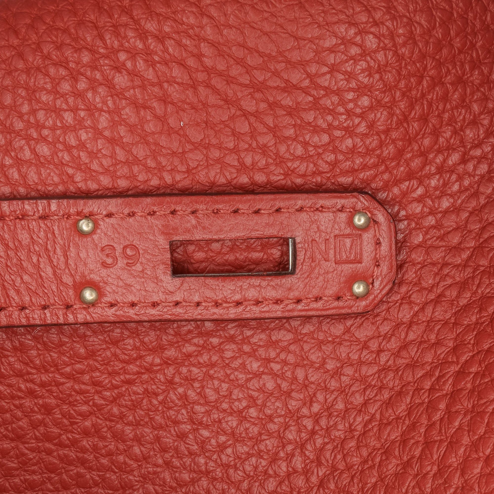 Hermes Hermès Clemence Kelly II Retourne 32 Red Size ONE SIZE - 6 Thumbnail