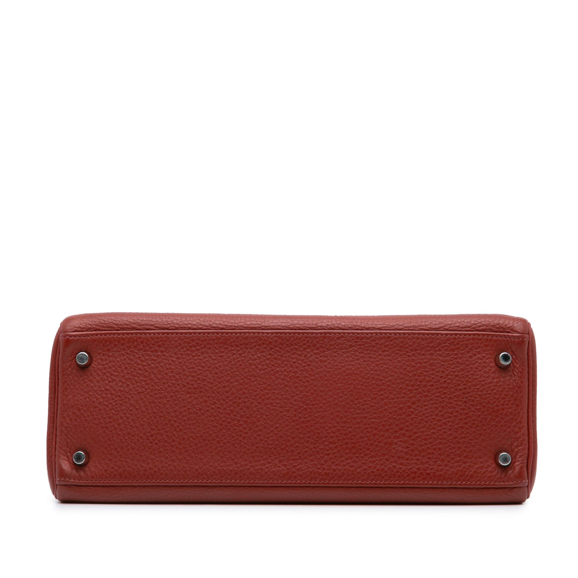Hermes Hermès Clemence Kelly II Retourne 32 Red Size ONE SIZE - 3 Thumbnail