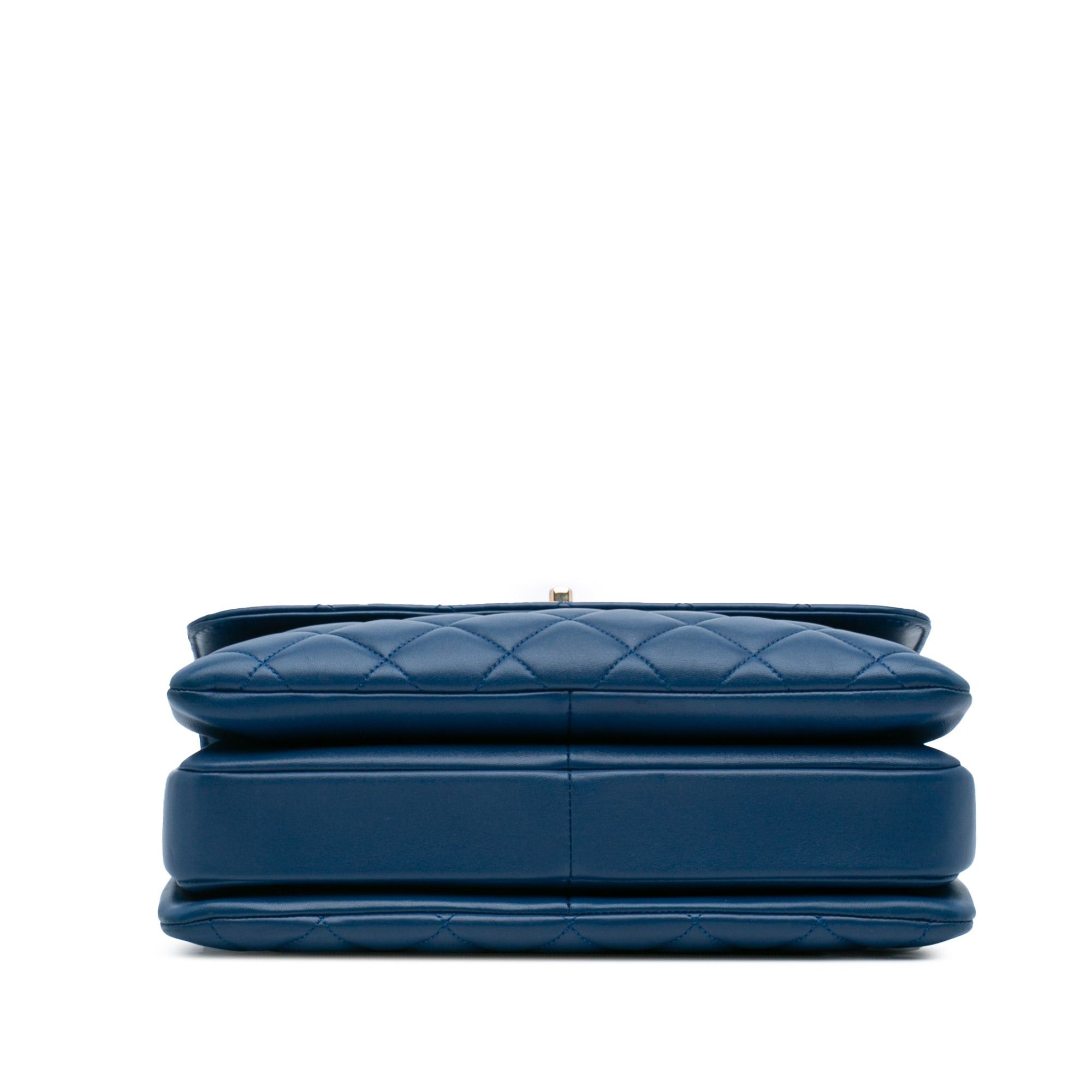 Chanel Chanel Medium Lambskin Trendy CC Flap Blue Size ONE SIZE - 3 Thumbnail