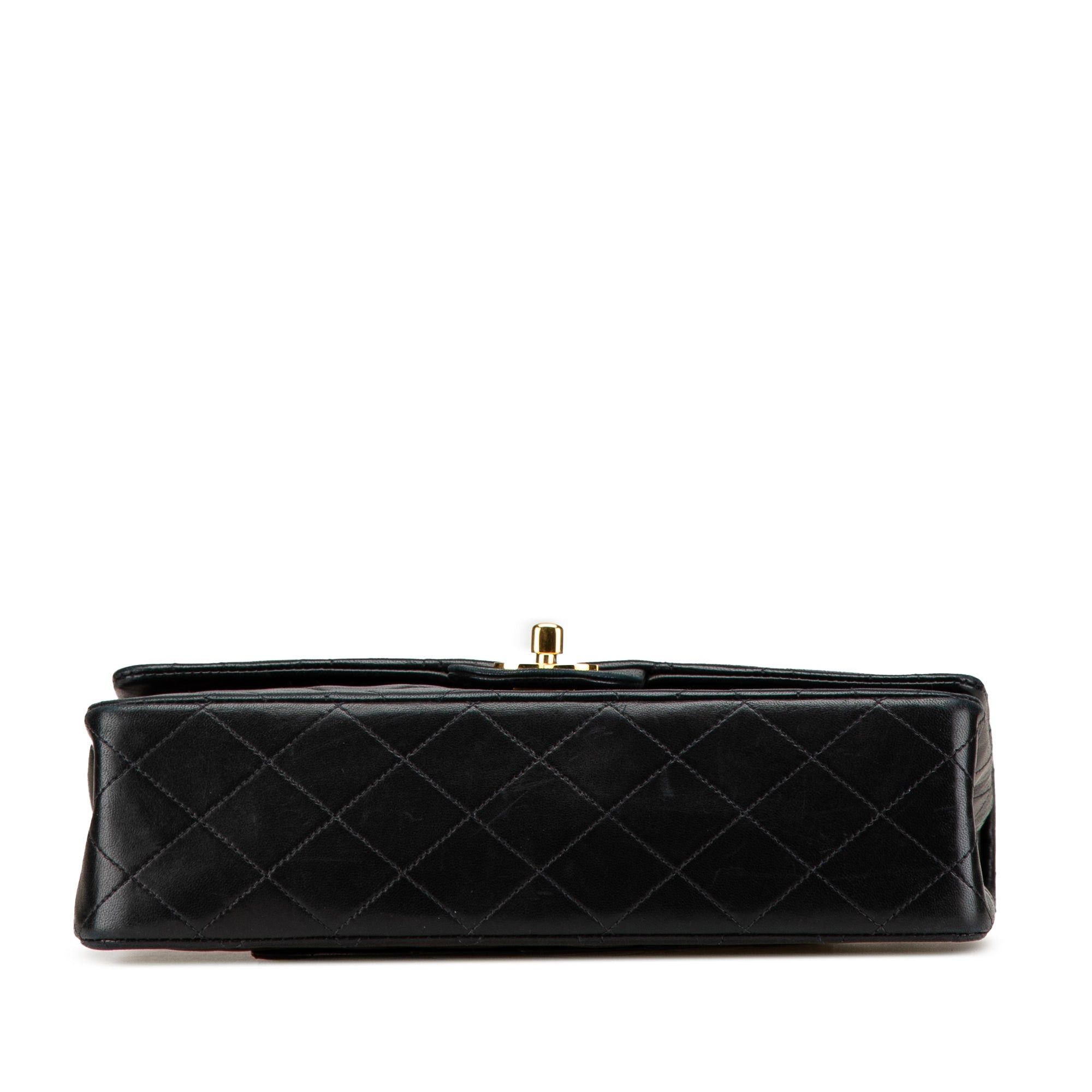 Chanel Chanel Medium Classic Lambskin Double Flap Black Size ONE SIZE - 3 Thumbnail