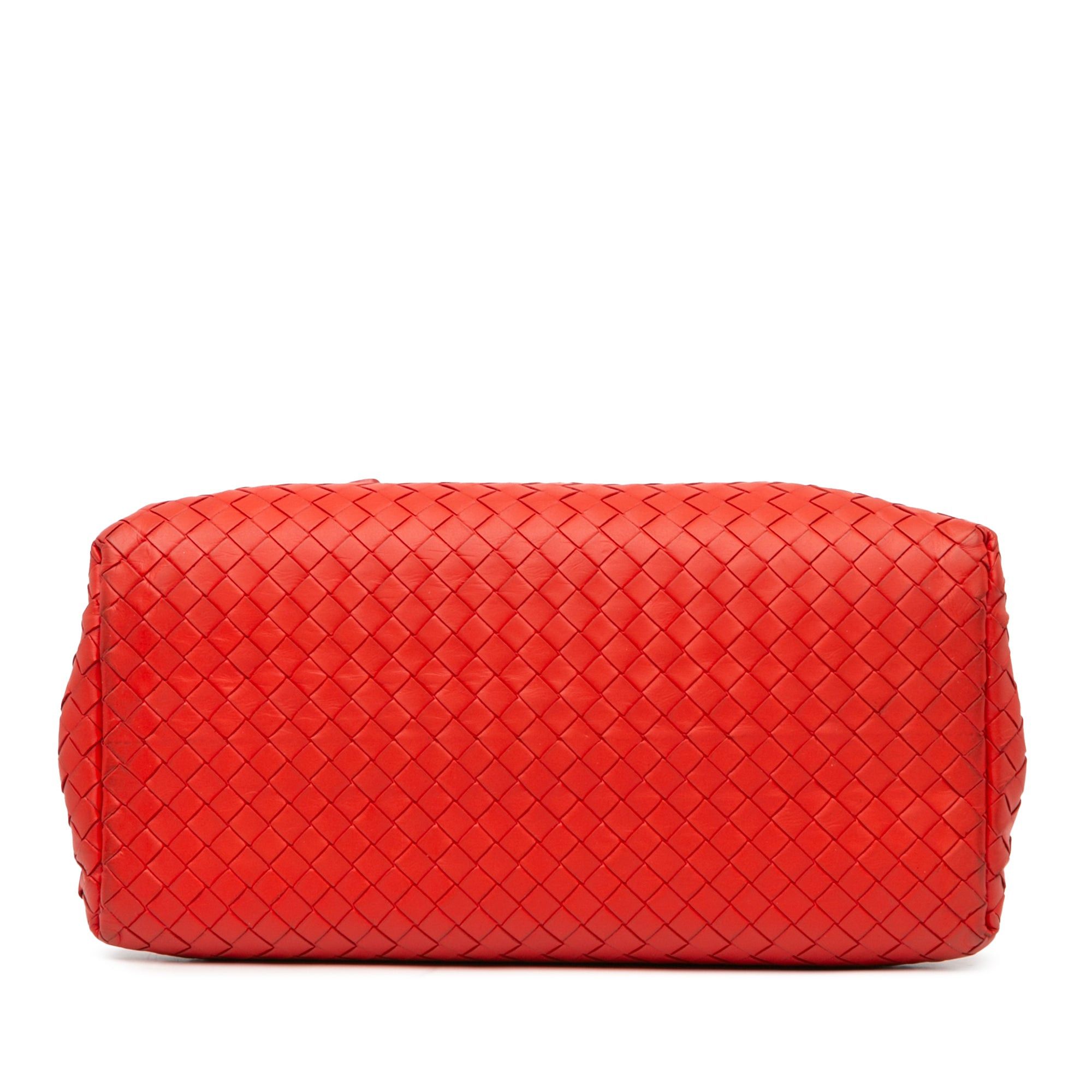 Bottega Veneta Bottega Veneta Small Intrecciato Roma Red Size ONE SIZE - 3 Thumbnail