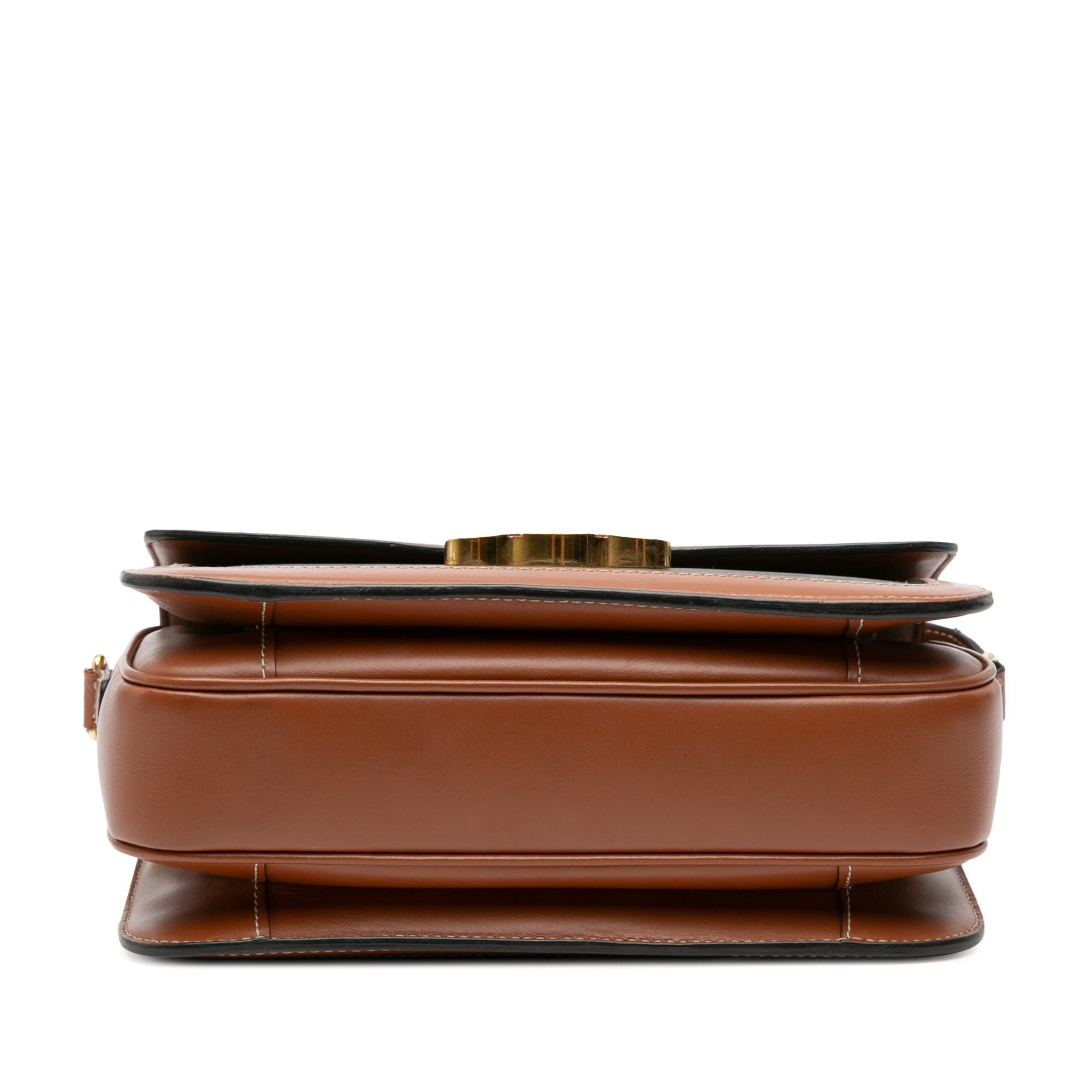 Celine Celine Classique Coated Canvas Triomphe Crossbody Brown Size ONE SIZE - 3 Thumbnail
