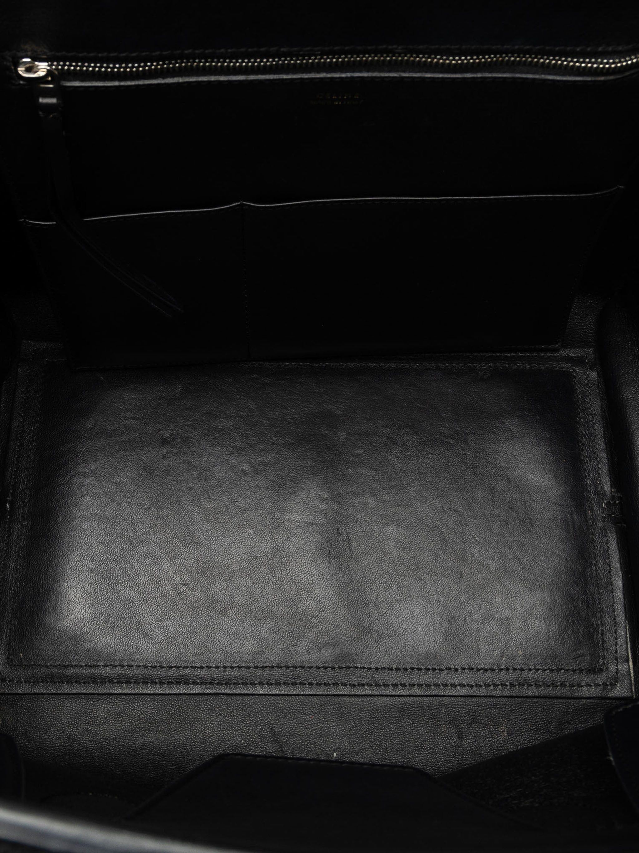 Celine Celine Felt and Leather Tie Knot Tote Gray Size ONE SIZE - 5 Thumbnail