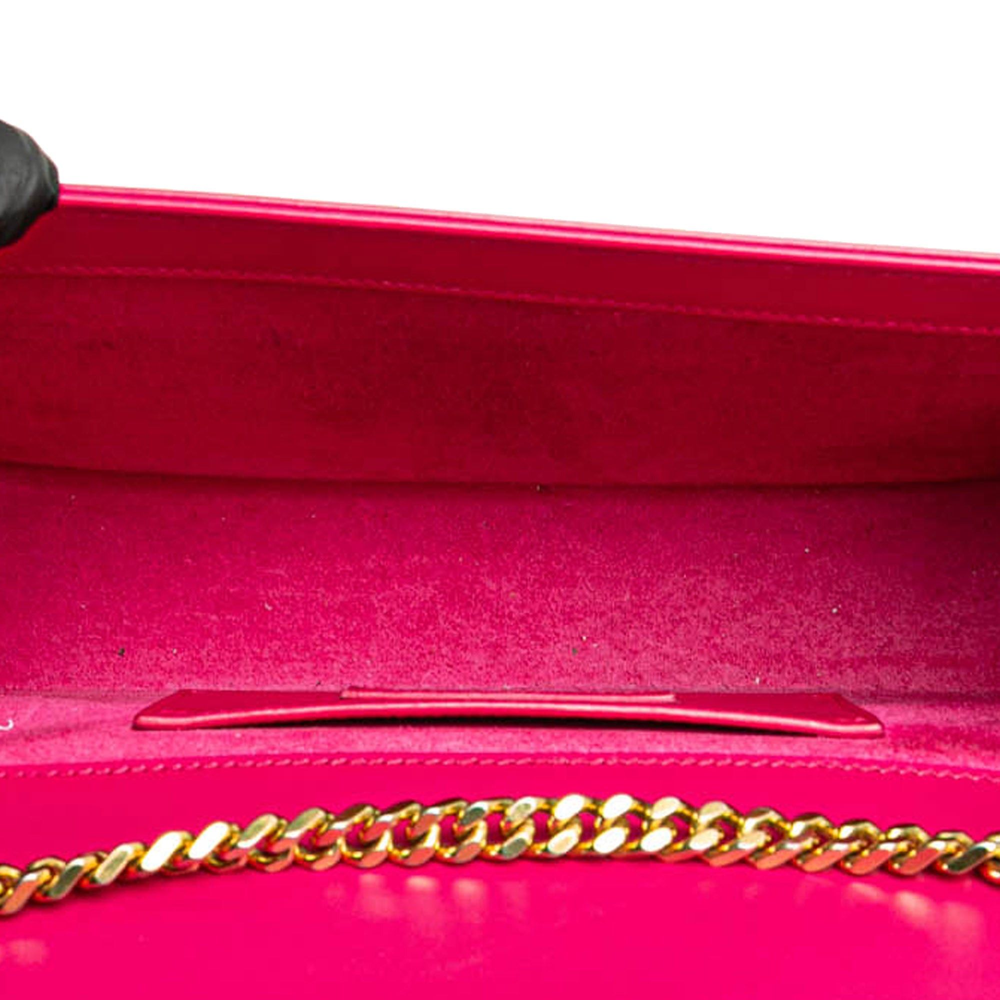 Saint Laurent Paris Saint Laurent Medium Smooth Calfskin Classic Monogram Kate Tassel Crossbody Pink Size ONE SIZE - 4 Thumbnail