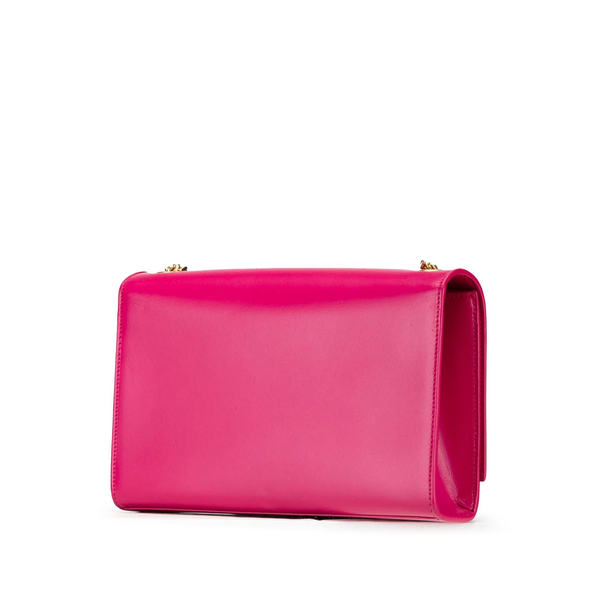 Saint Laurent Paris Saint Laurent Medium Smooth Calfskin Classic Monogram Kate Tassel Crossbody Pink Size ONE SIZE - 2 Thumbnail